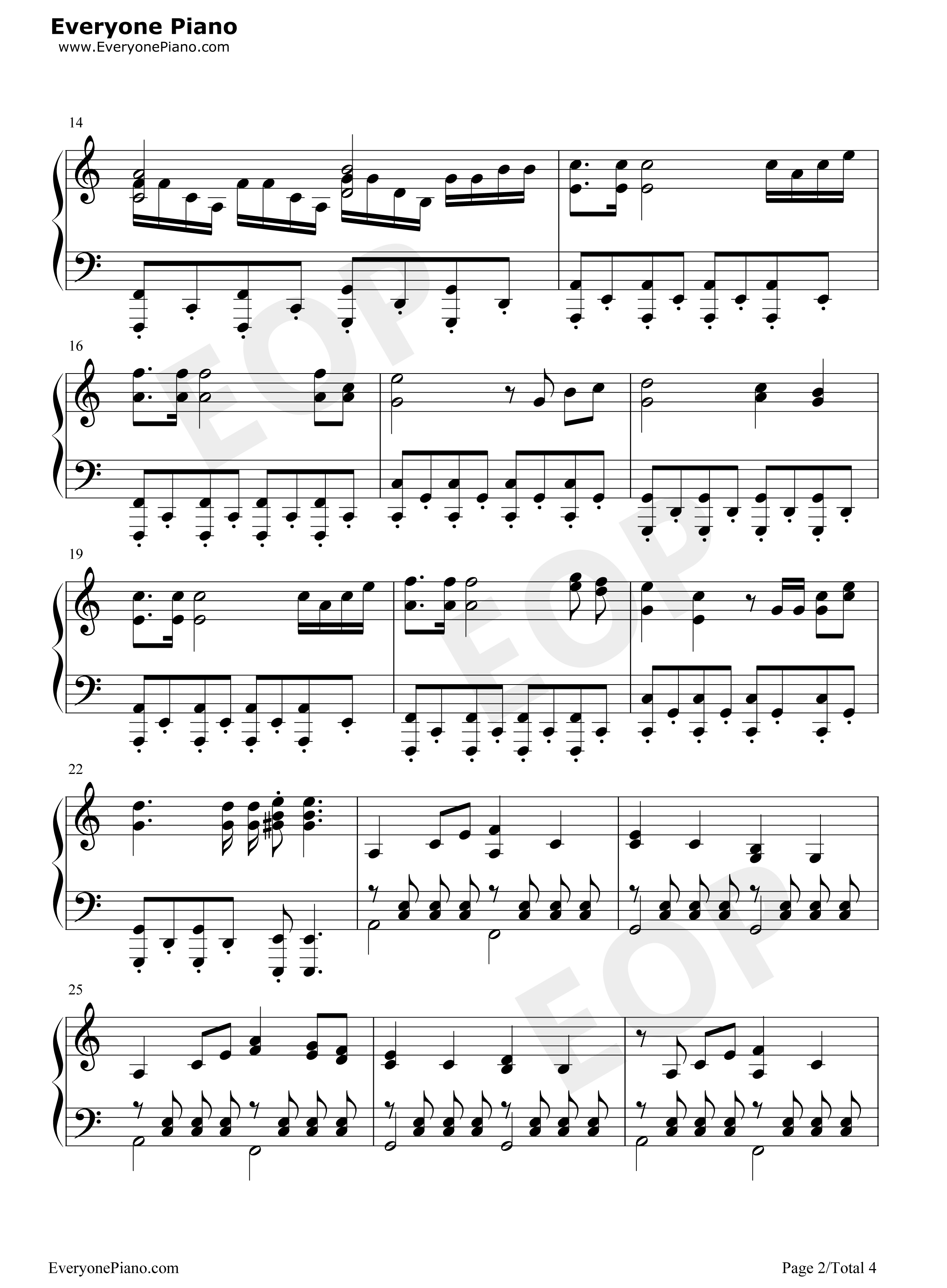 钢铁洪流进行曲钢琴谱_联合军乐团创作室