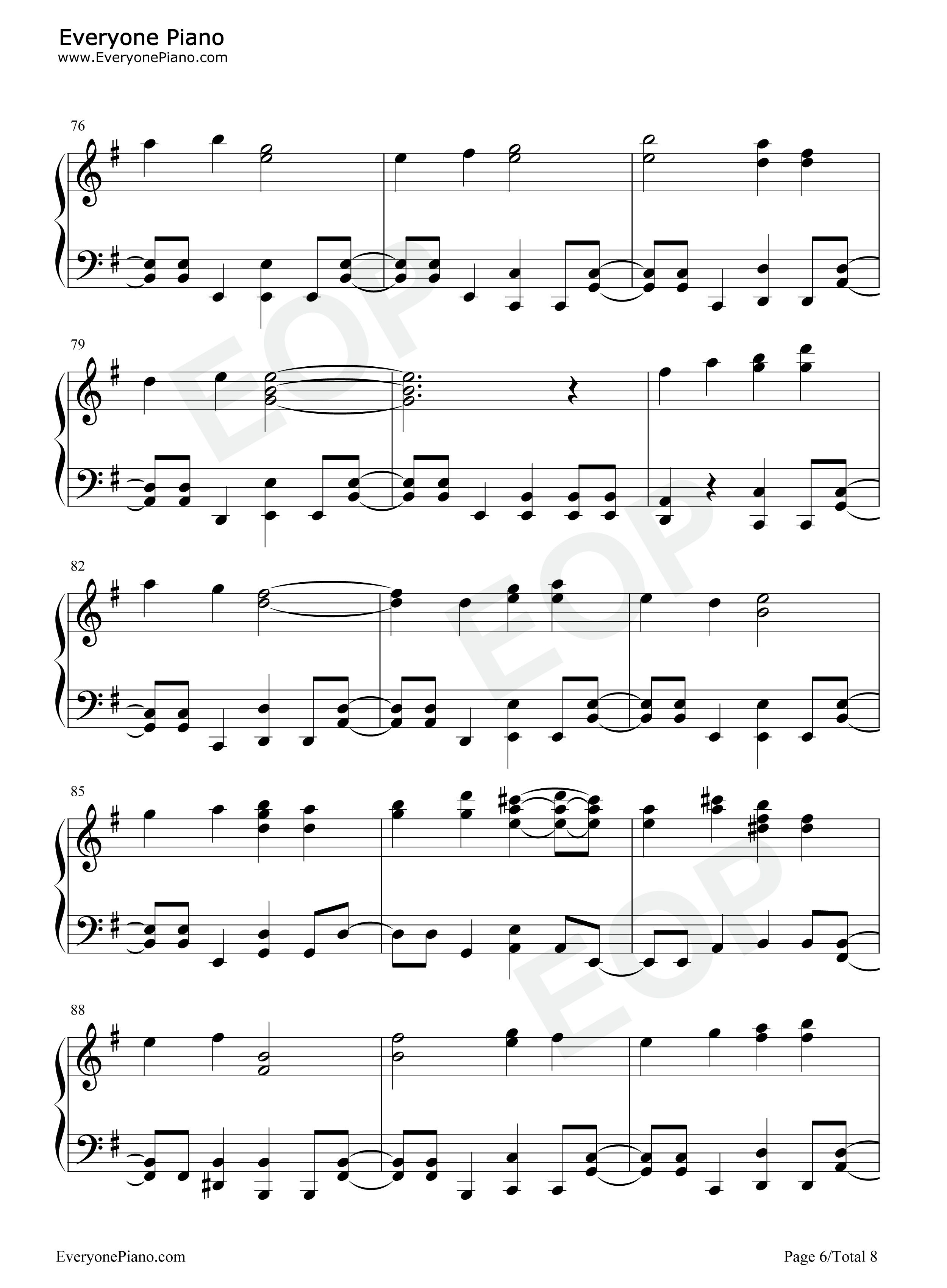 东方心绮楼标题画面曲钢琴谱_ZUN