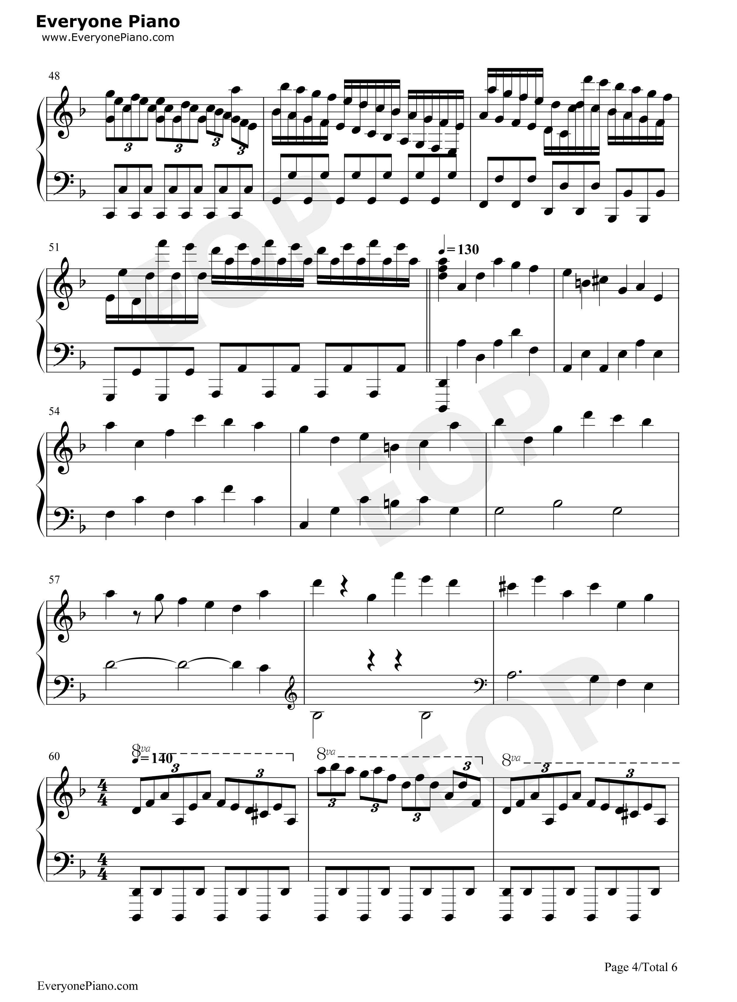 亨德尔的萨拉班德（Handel's_Sarabande）钢琴谱_马克西姆_Maksim_Mrvica