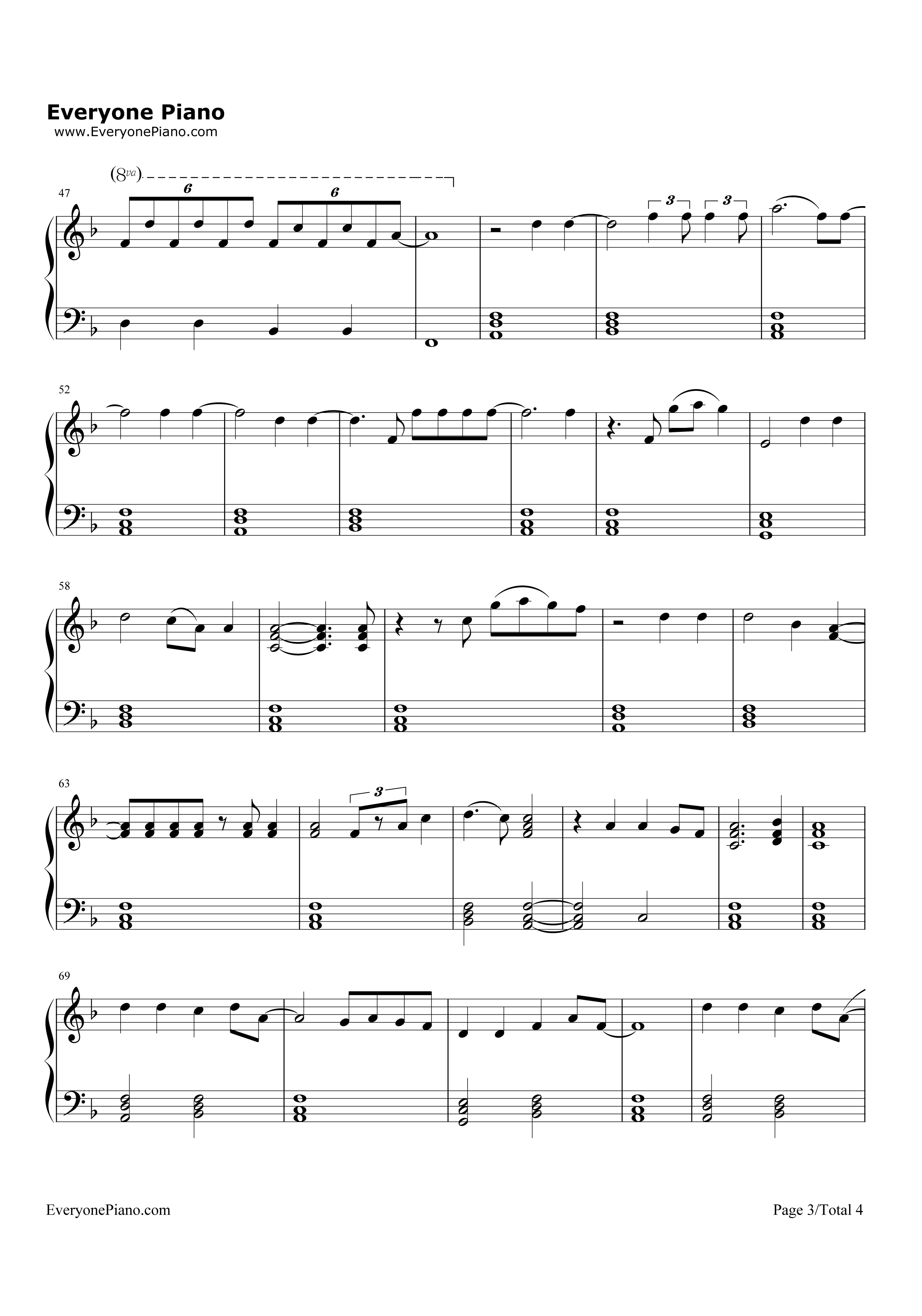 Ophelia钢琴谱_The_Lumineers