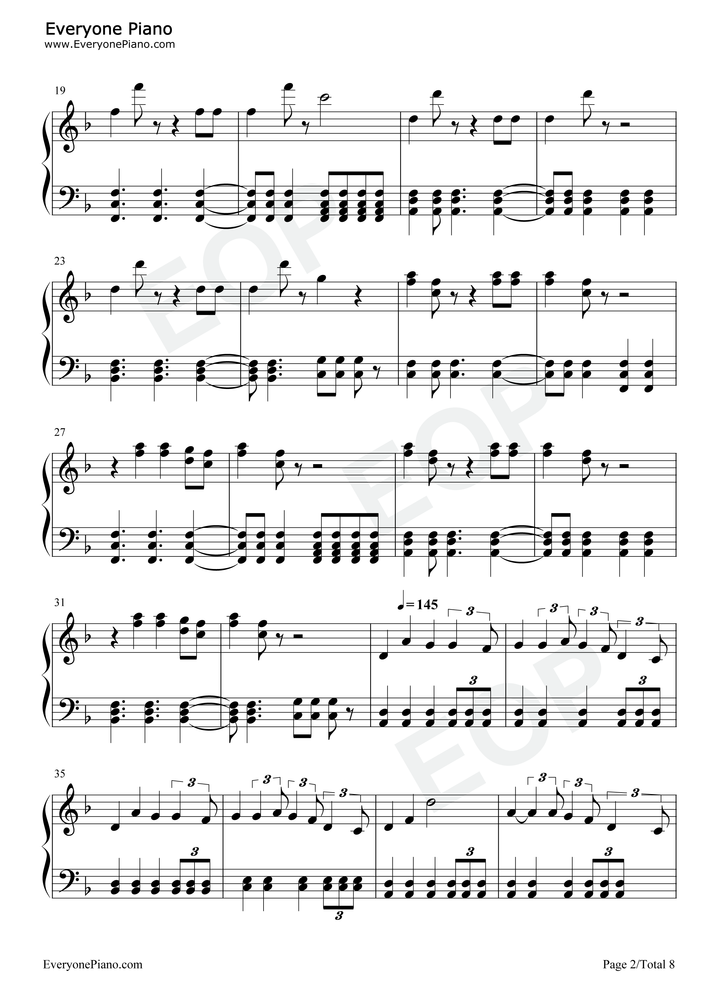 Imagine_Dragon歌曲串烧钢琴谱_Imagine_Dragon