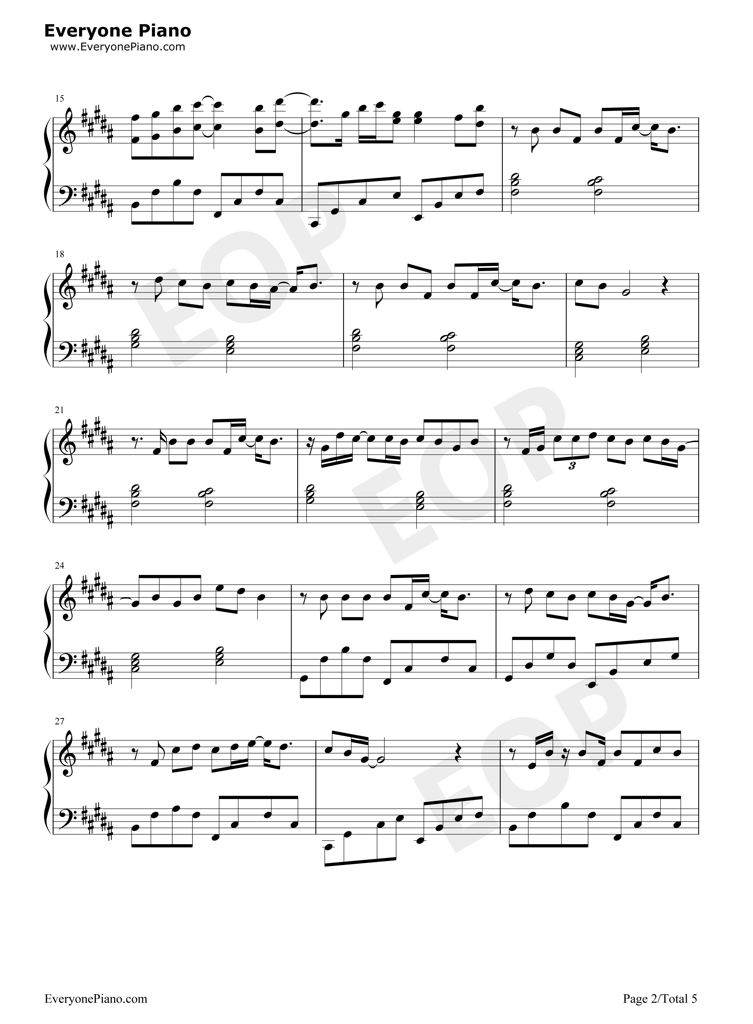 Vanilla_Twilight钢琴谱_Owl_City