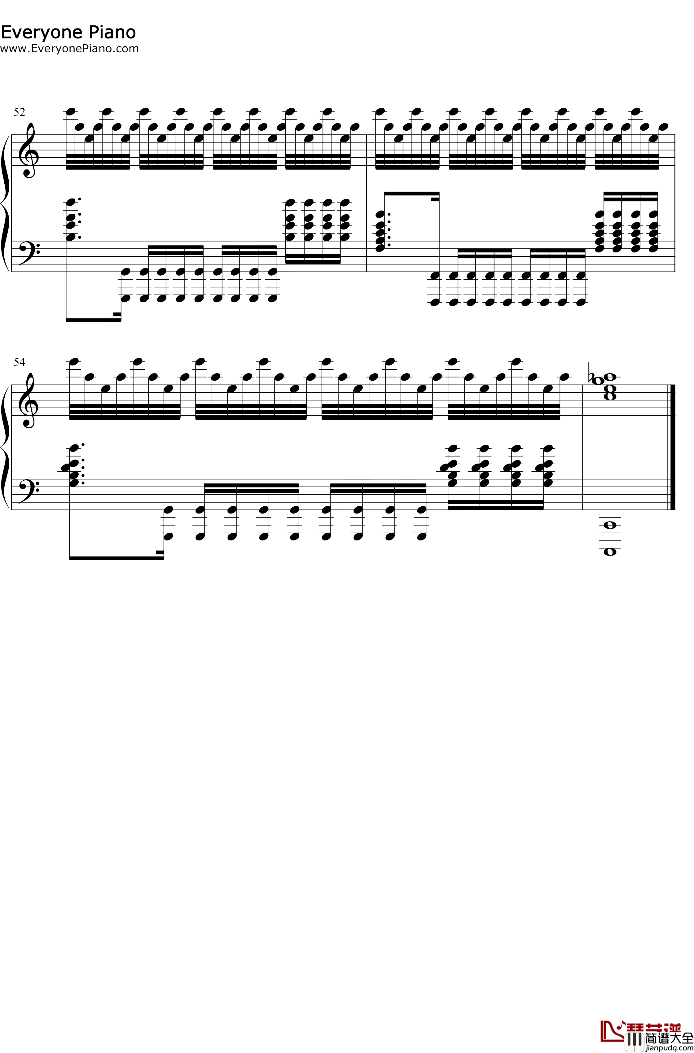 No_Time_for_Caution钢琴谱_Hans_Zimmer_星际穿越OST
