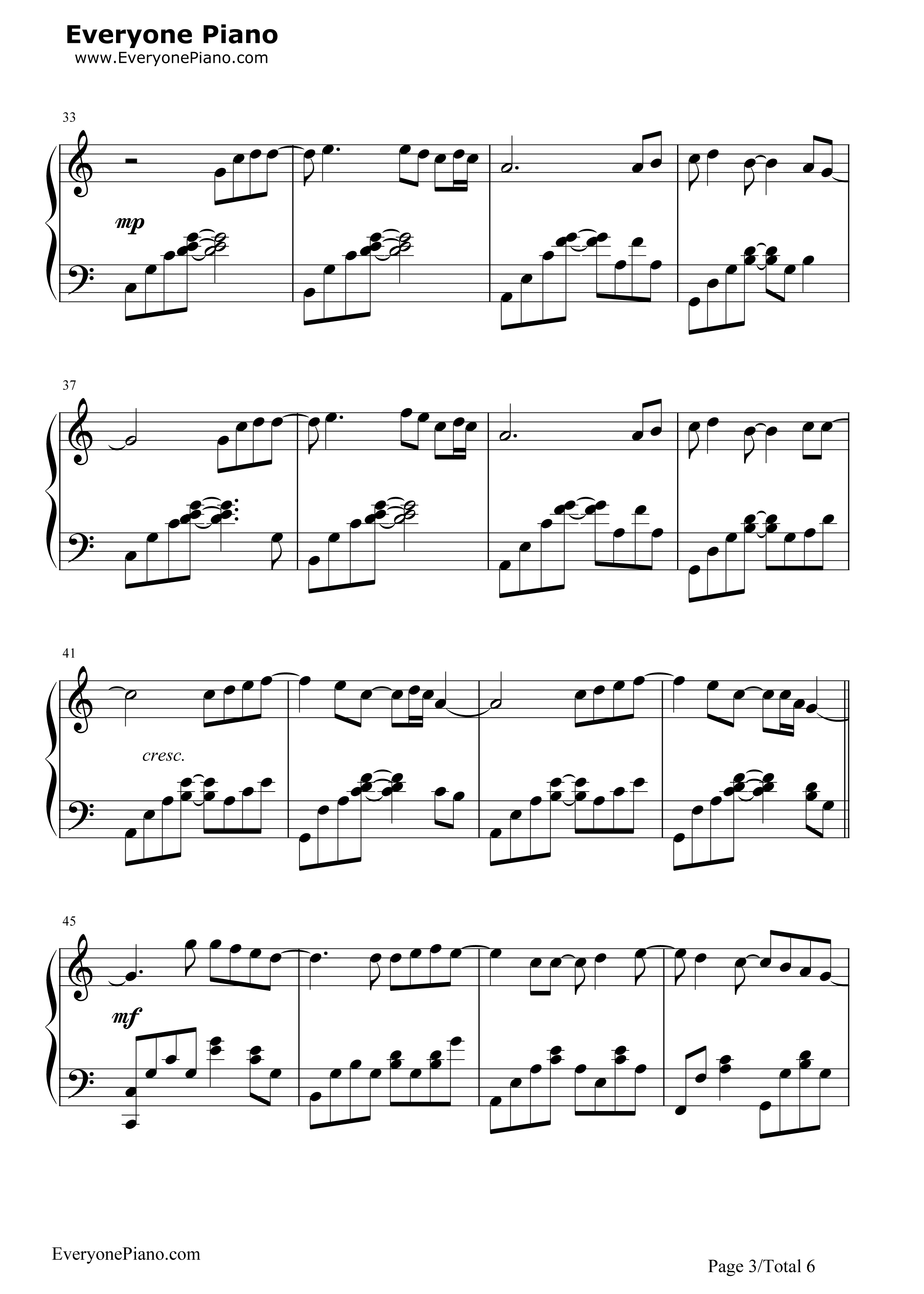 此情可待钢琴谱_Richard_Marx