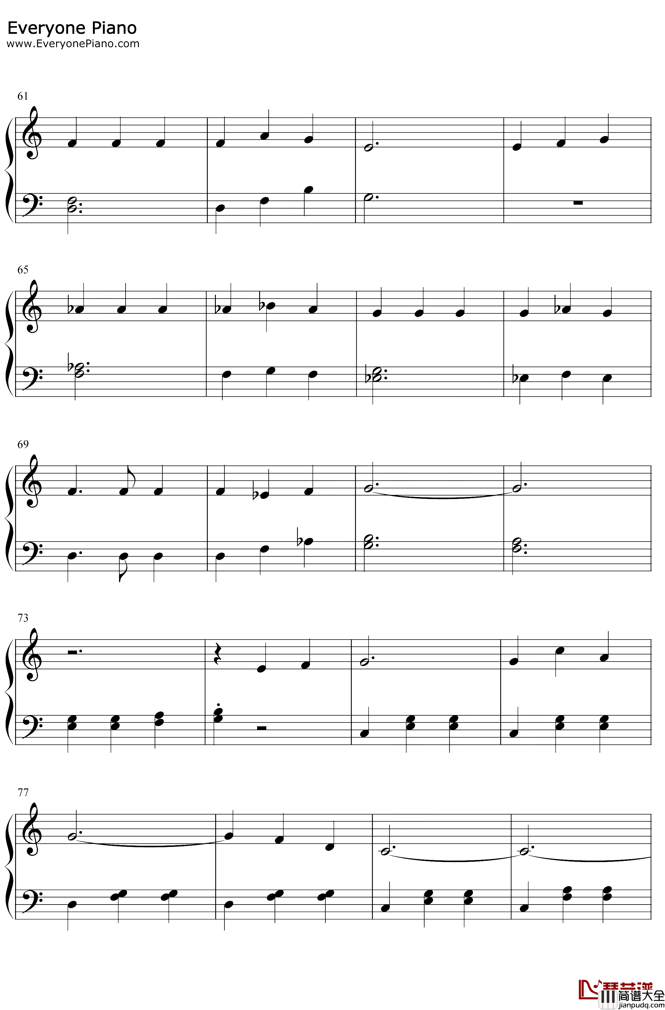 Its_the_Most_Wonderful_Time_of_the_Year钢琴谱_Andy_Williams_ItstheMostWonderfulTimeoftheYear