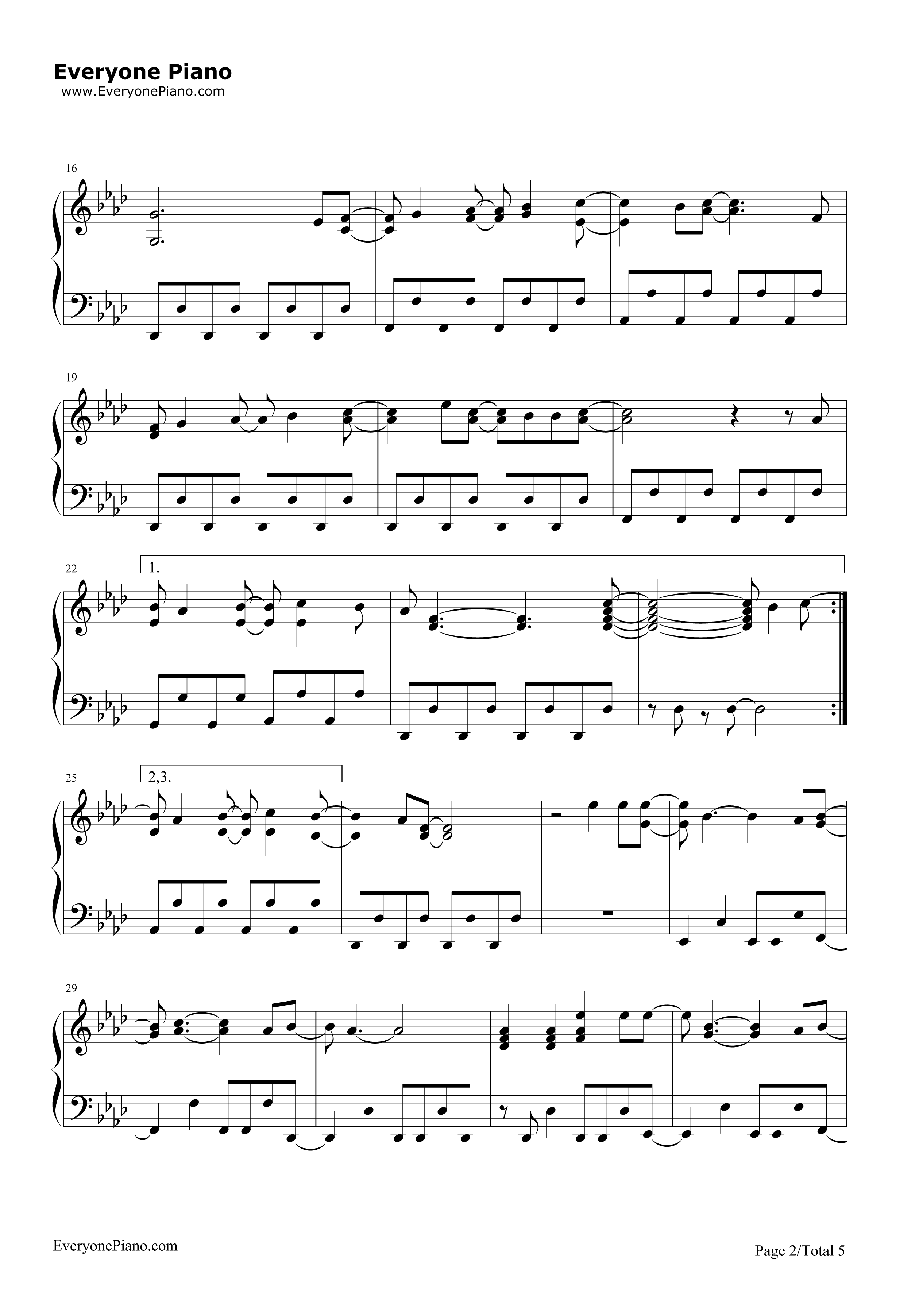 Remember_December钢琴谱_Demi_Lovato