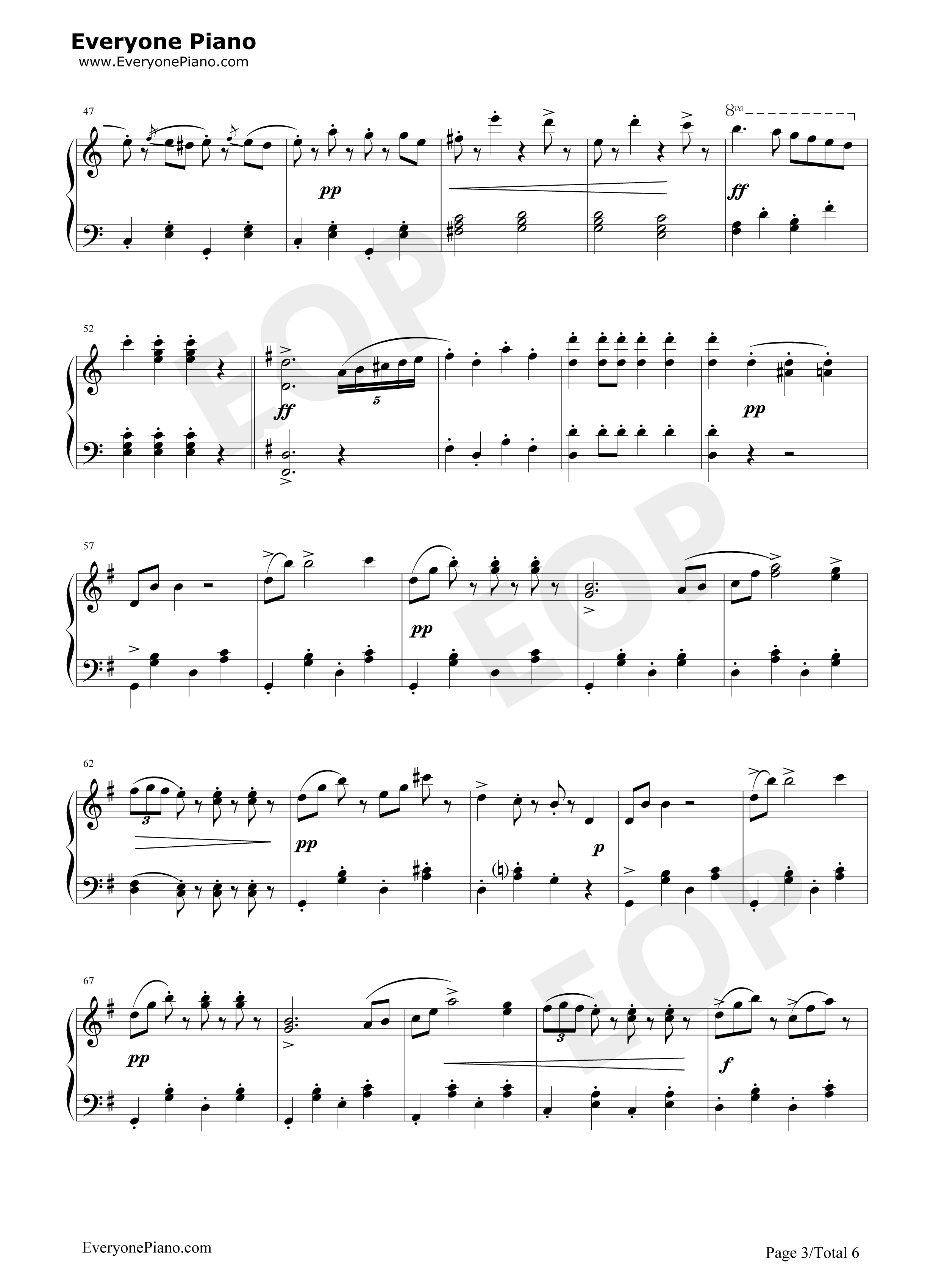 拉德斯基进行曲钢琴谱_约翰·施特劳斯__Johann_Strauss_Sr.