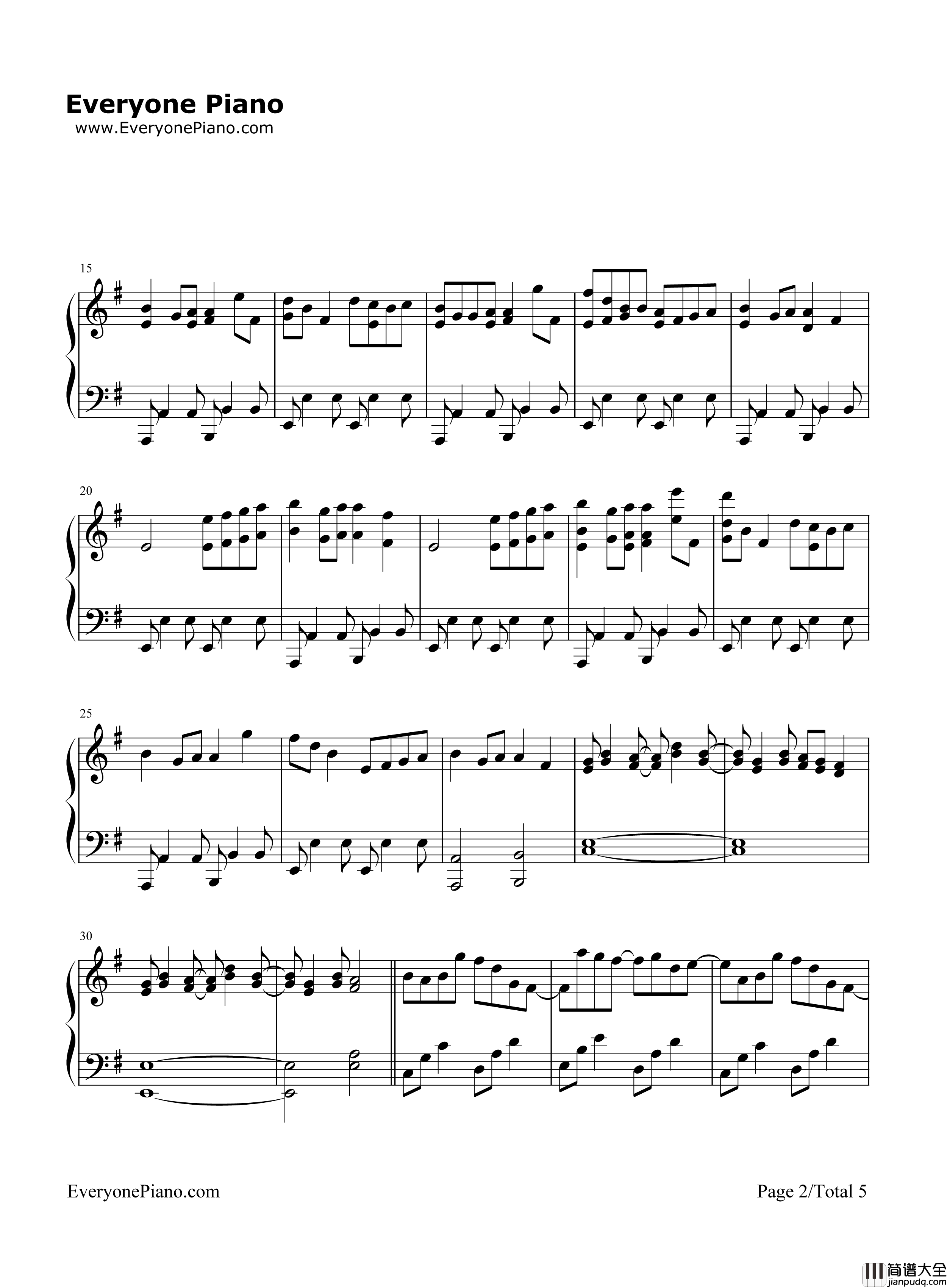 Requiem钢琴谱_柊奈绪