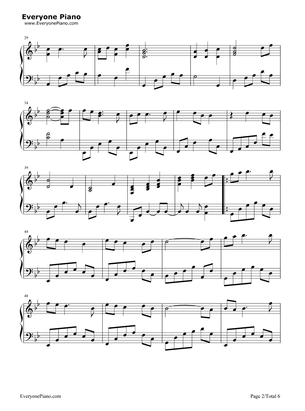 风の街へ钢琴谱_FictionJunction_KEIKO