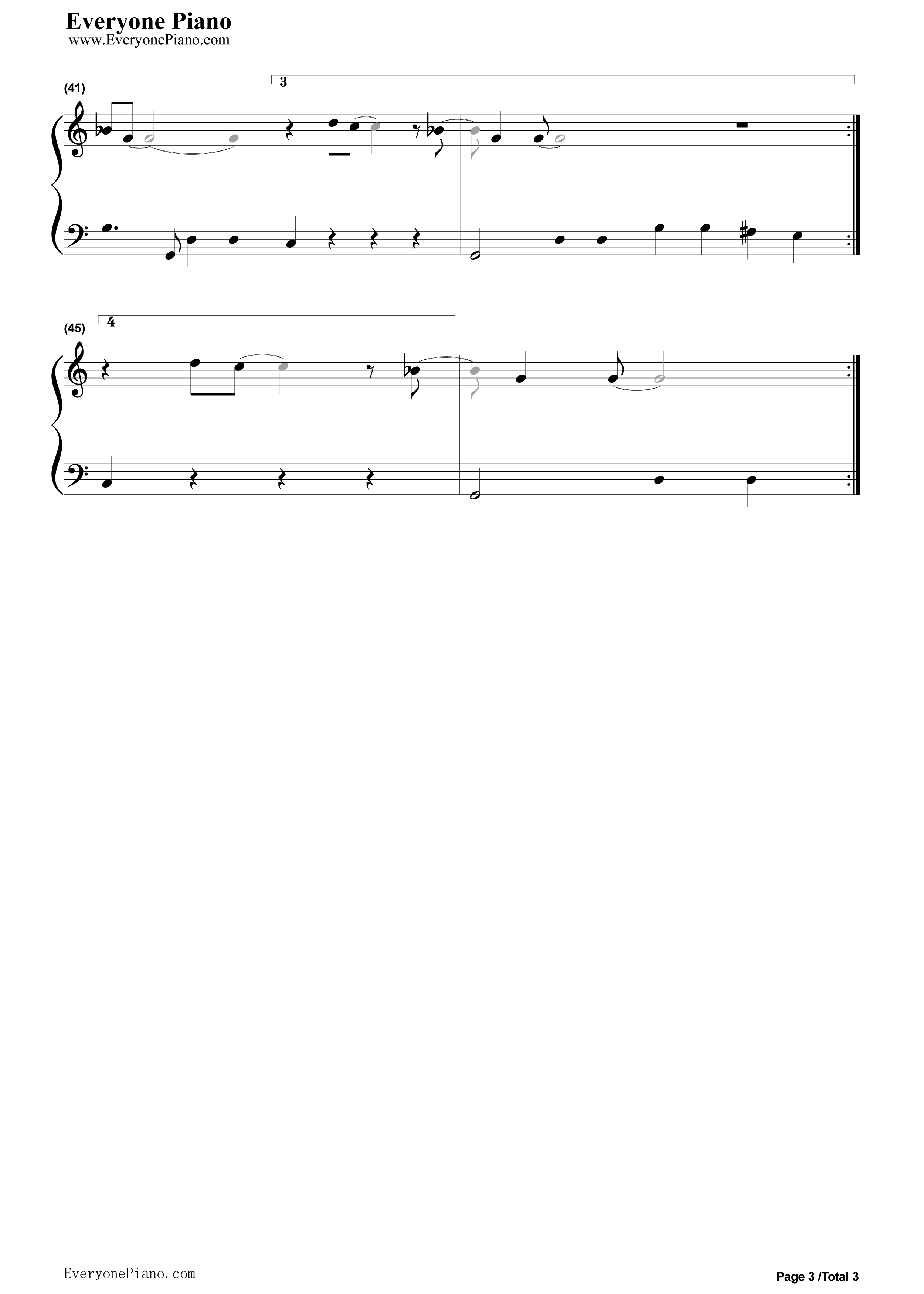 Love_Me_Do钢琴谱_The_Beatles
