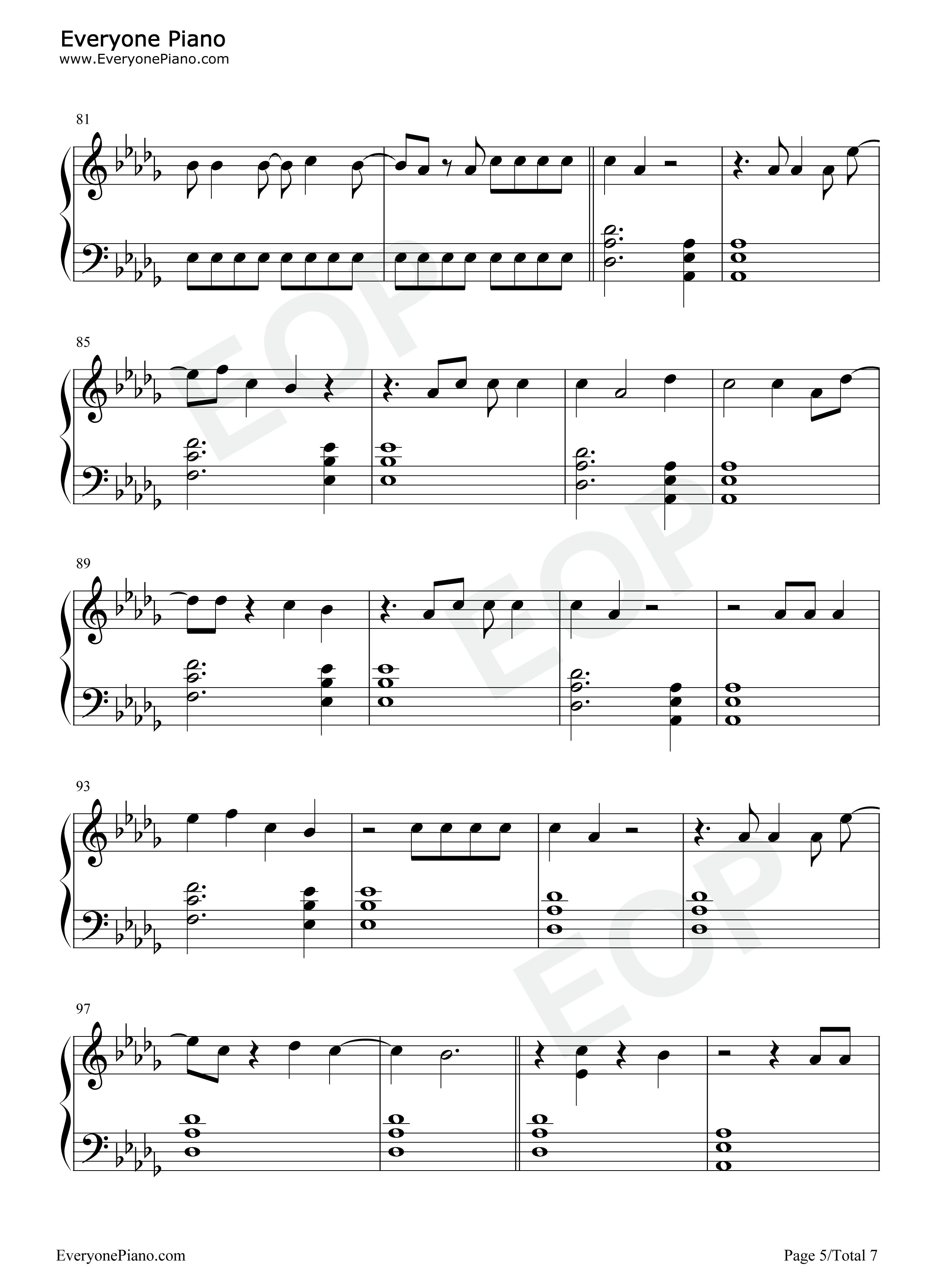 Forget_Me_Too钢琴谱_Machine_Gun_Kelly_Halsey