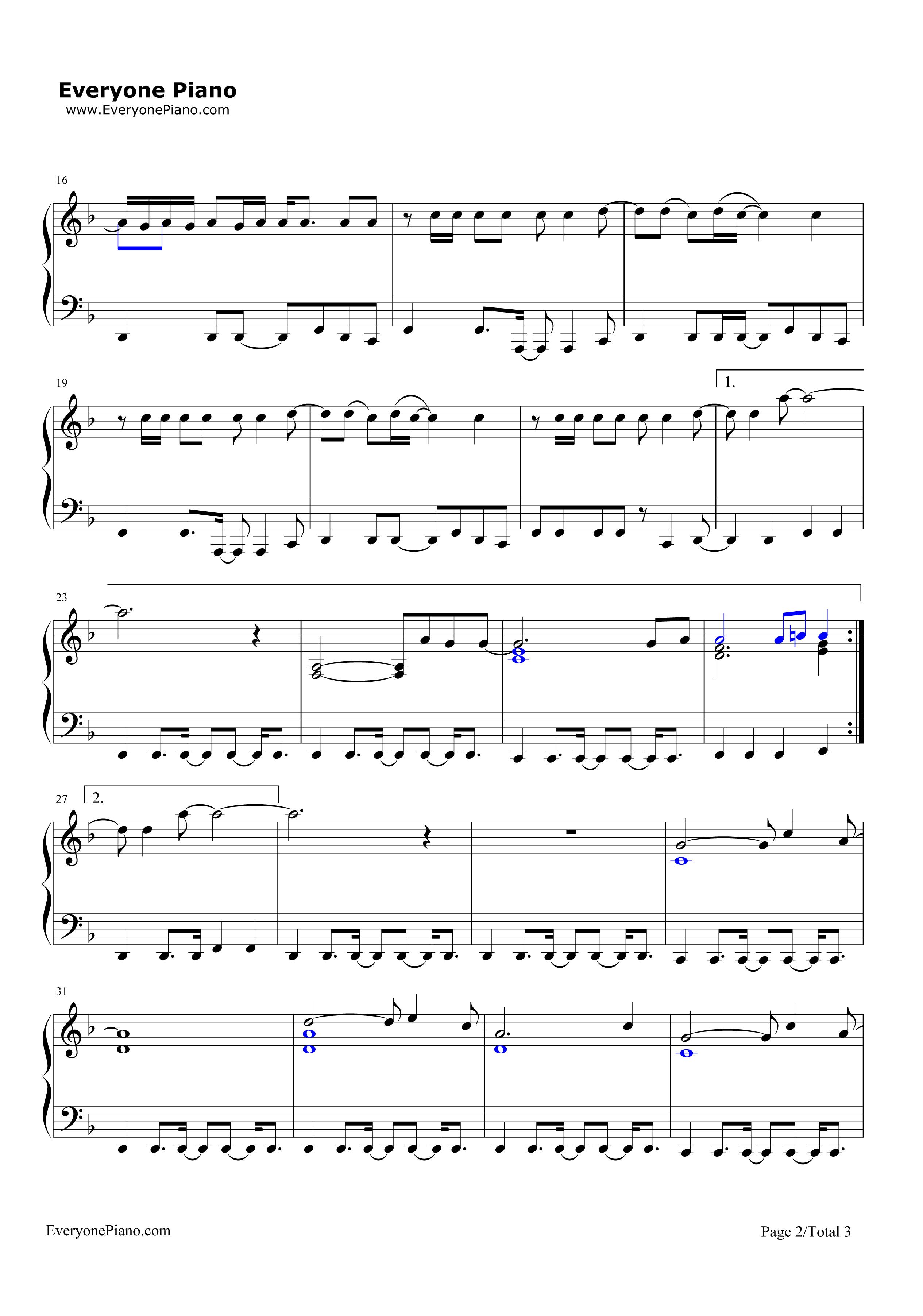 Scar_Tissue钢琴谱_Red_Hot_Chili_Peppers
