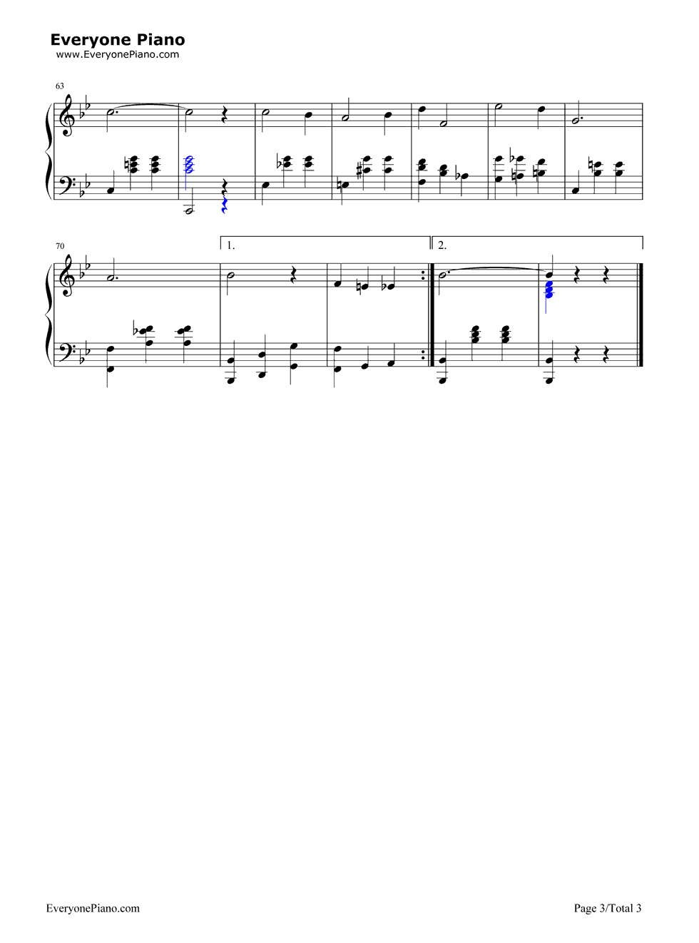 Let_Me_Call_You_Sweetheart钢琴谱_Leo_Friedman