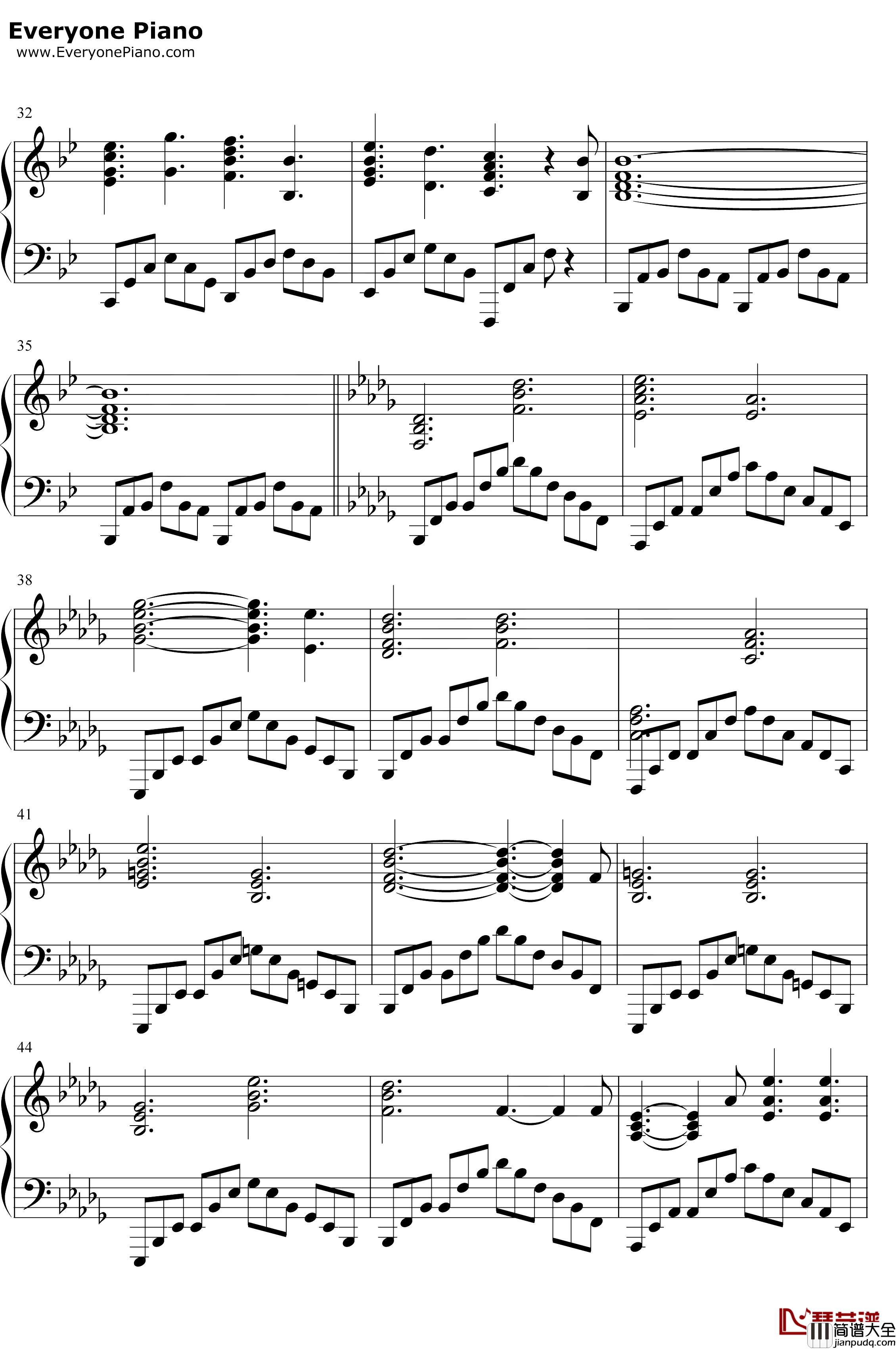 Sogno_di_Volare钢琴谱_ChristopherTin_文明6主题曲