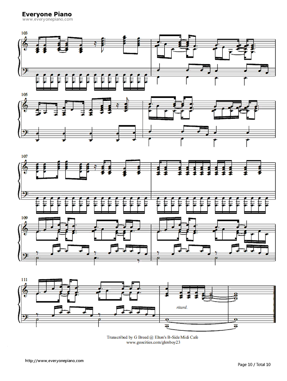 Tiny_Dancer钢琴谱_Elton_John