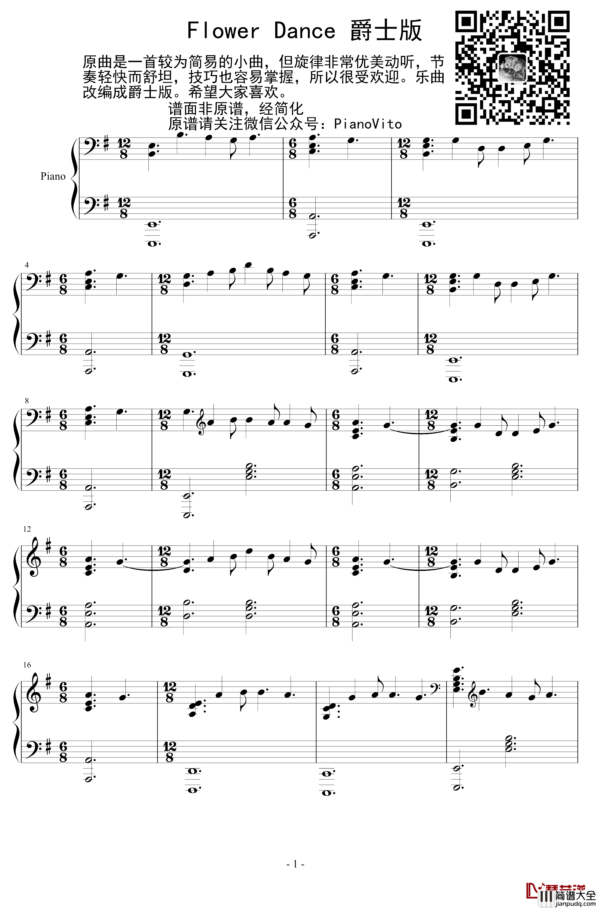 Nicolas_de_Angelis钢琴谱_镜中的安娜_中国名曲