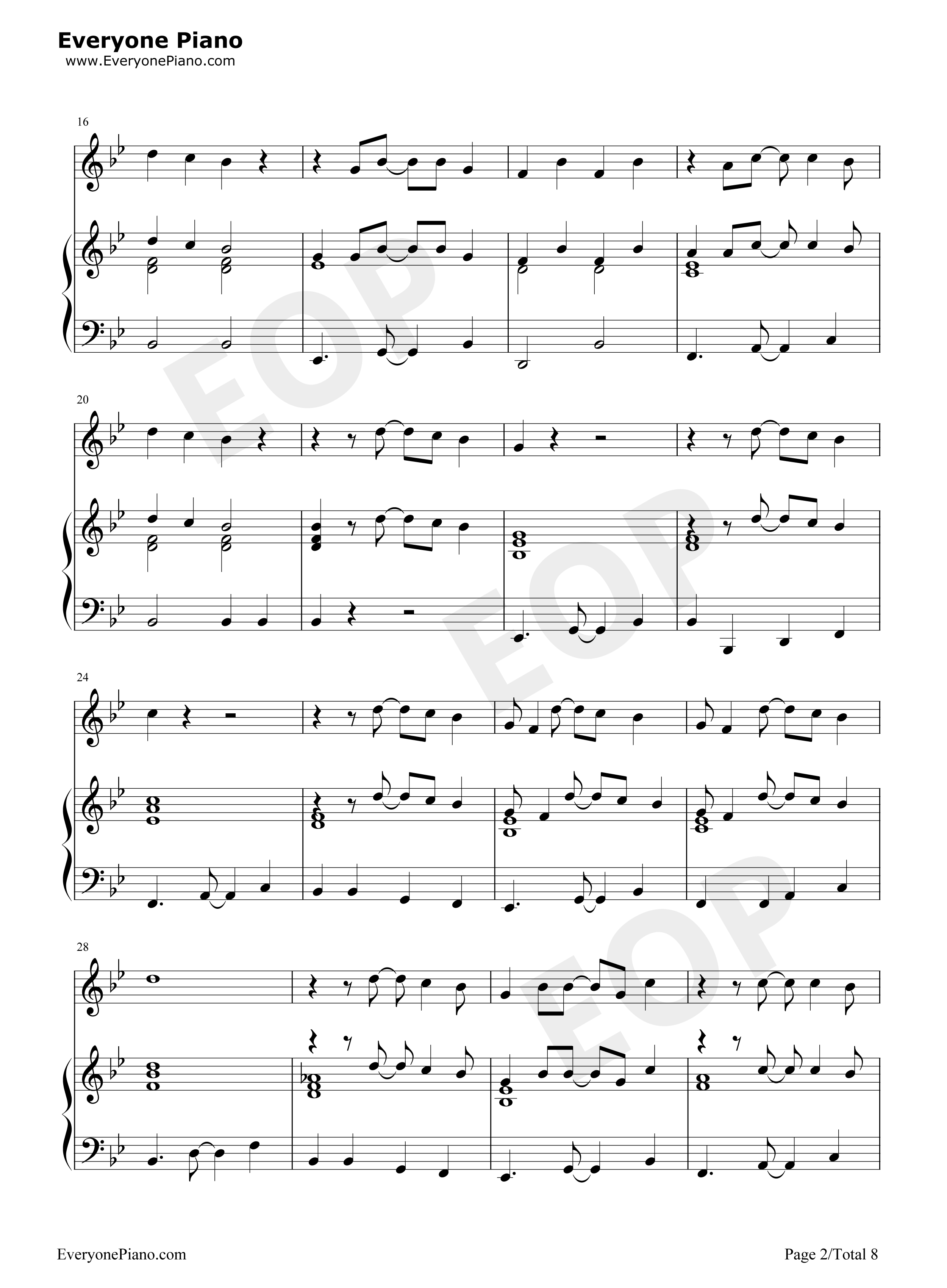 Under_the_Sea钢琴谱_Alan_Menken