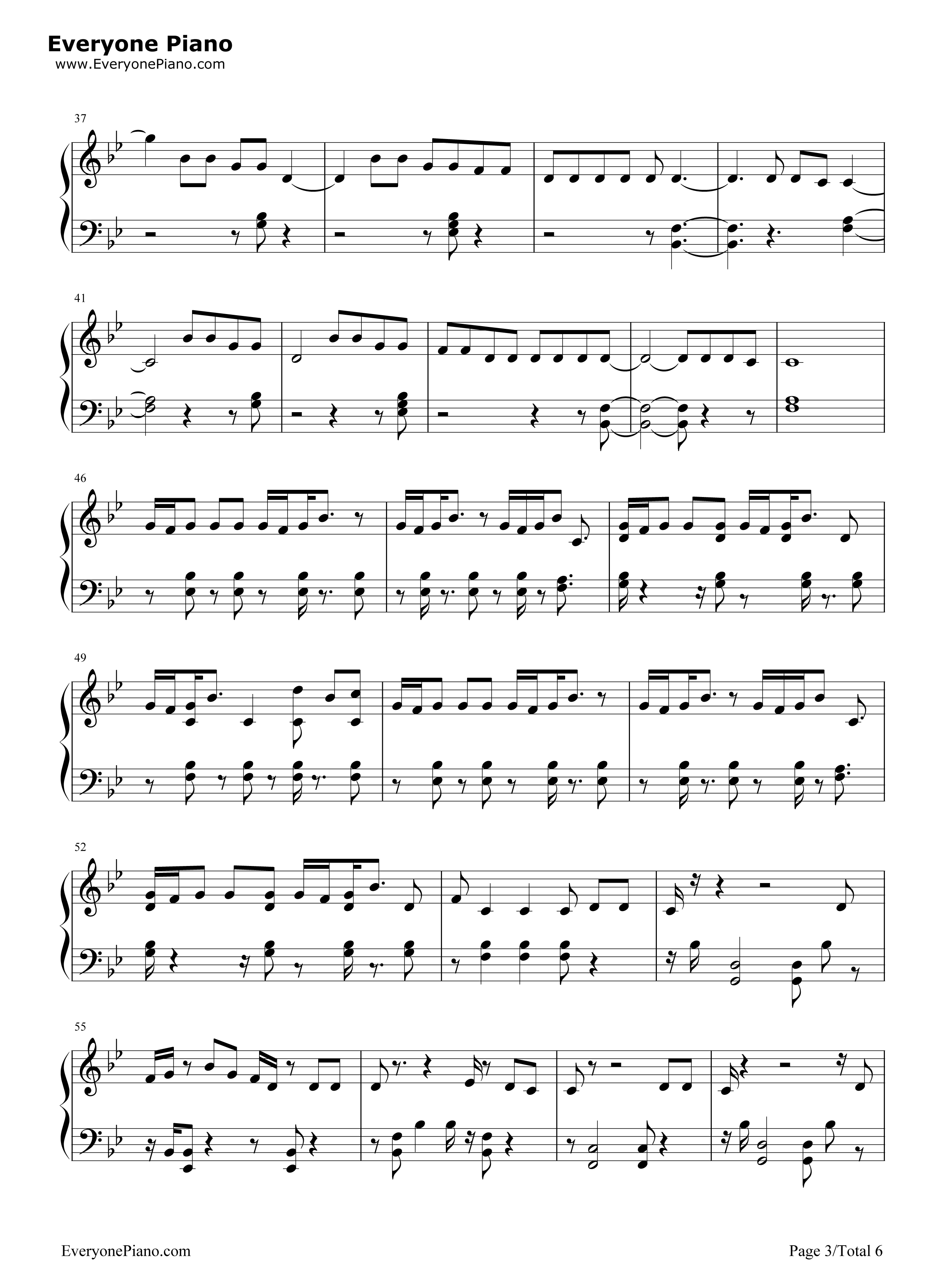 OK钢琴谱_Robin_Schulz__James_Blunt