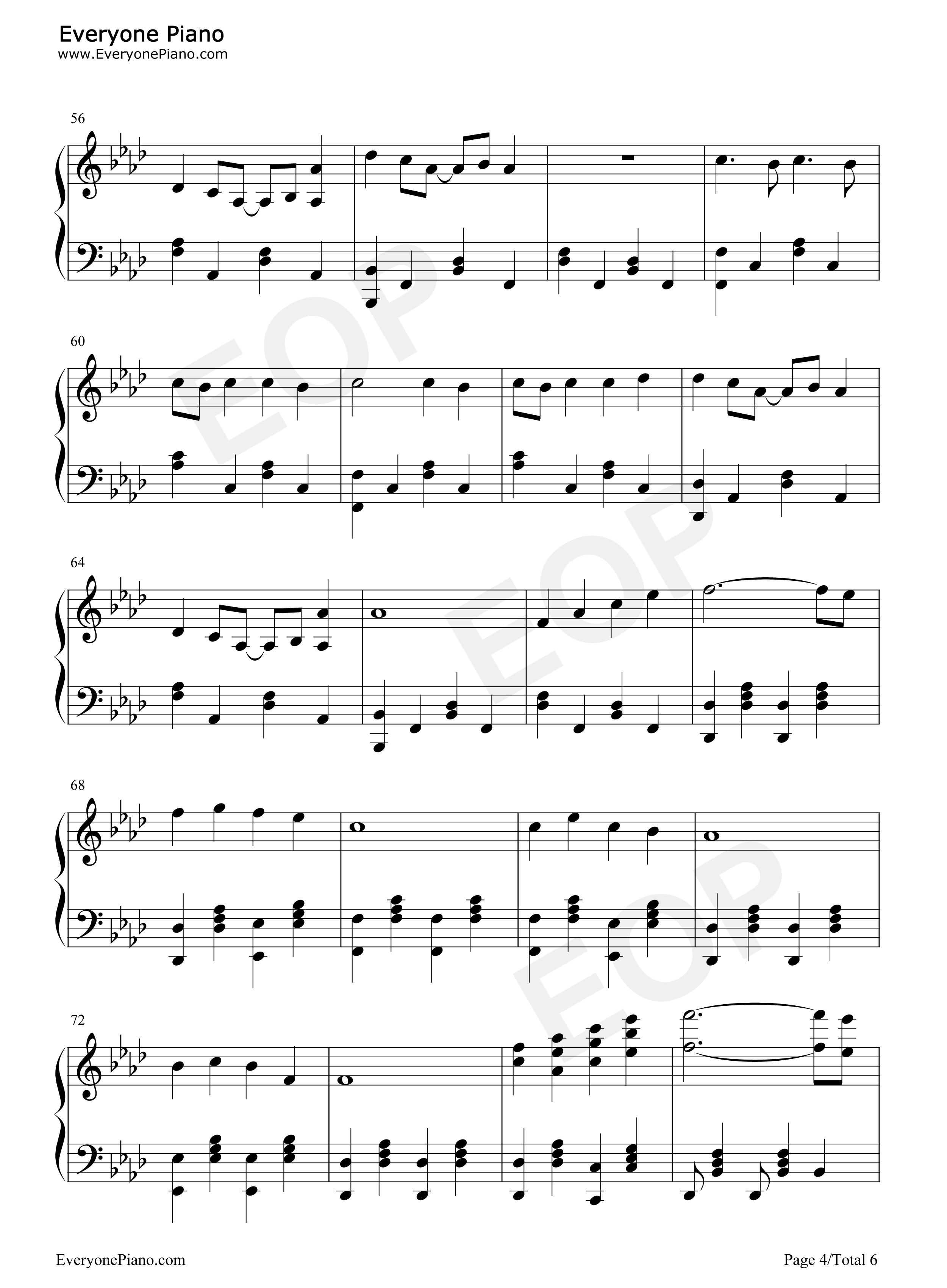 No_No_No钢琴谱_TheFatRat