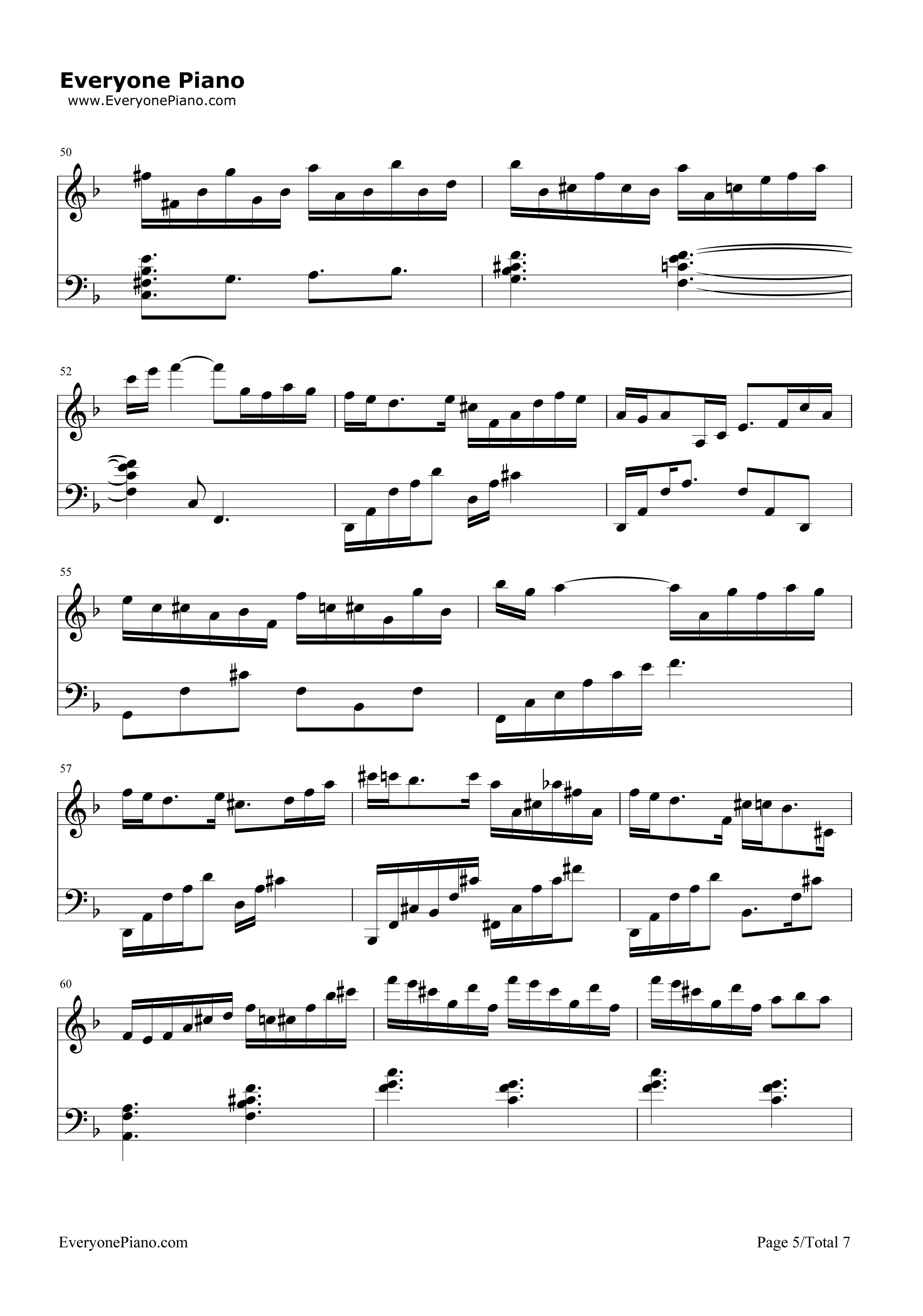 情归巴黎主题曲钢琴谱_John_Williams