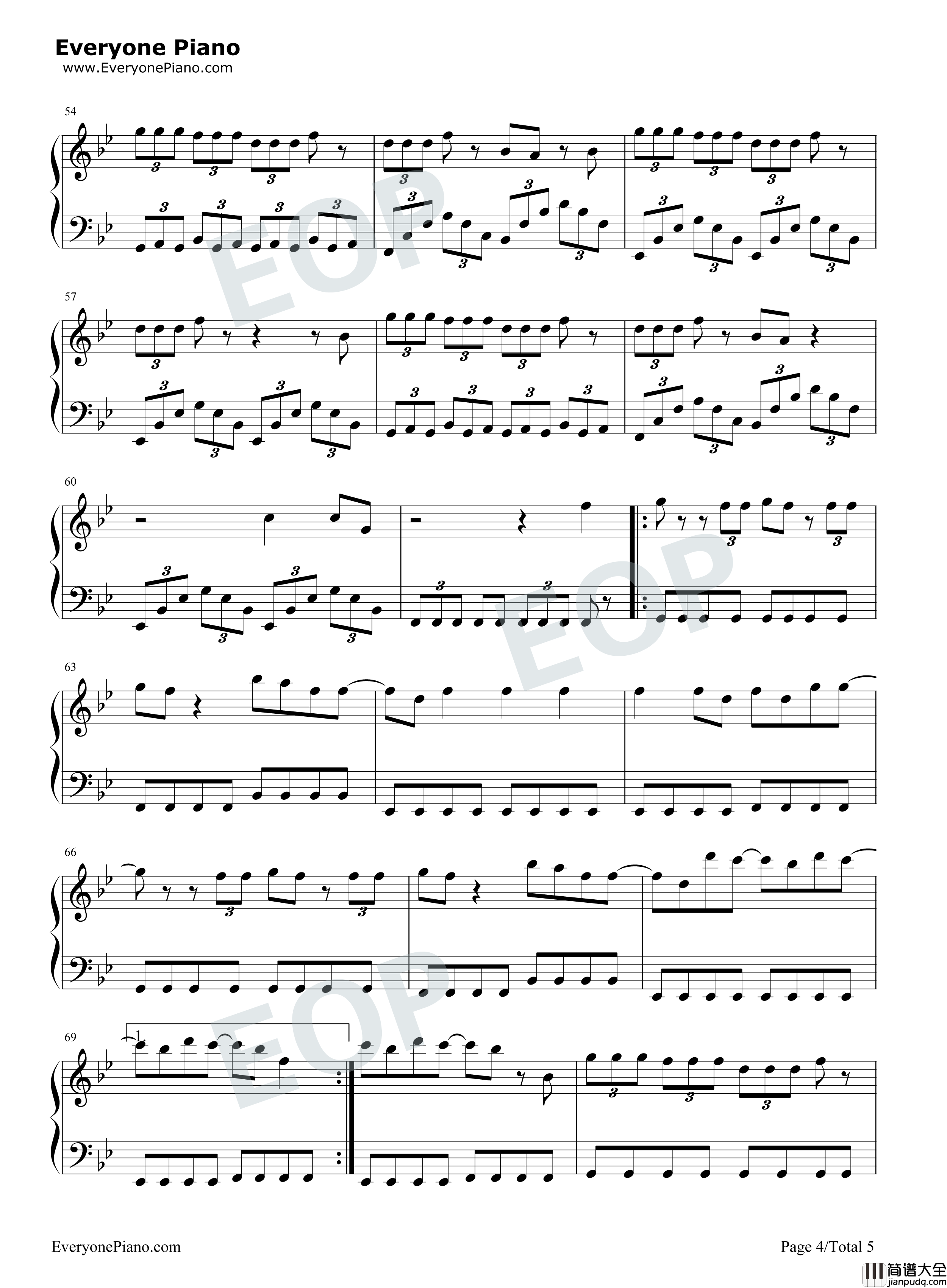 Youngblood钢琴谱_5_Seconds_of_Summer