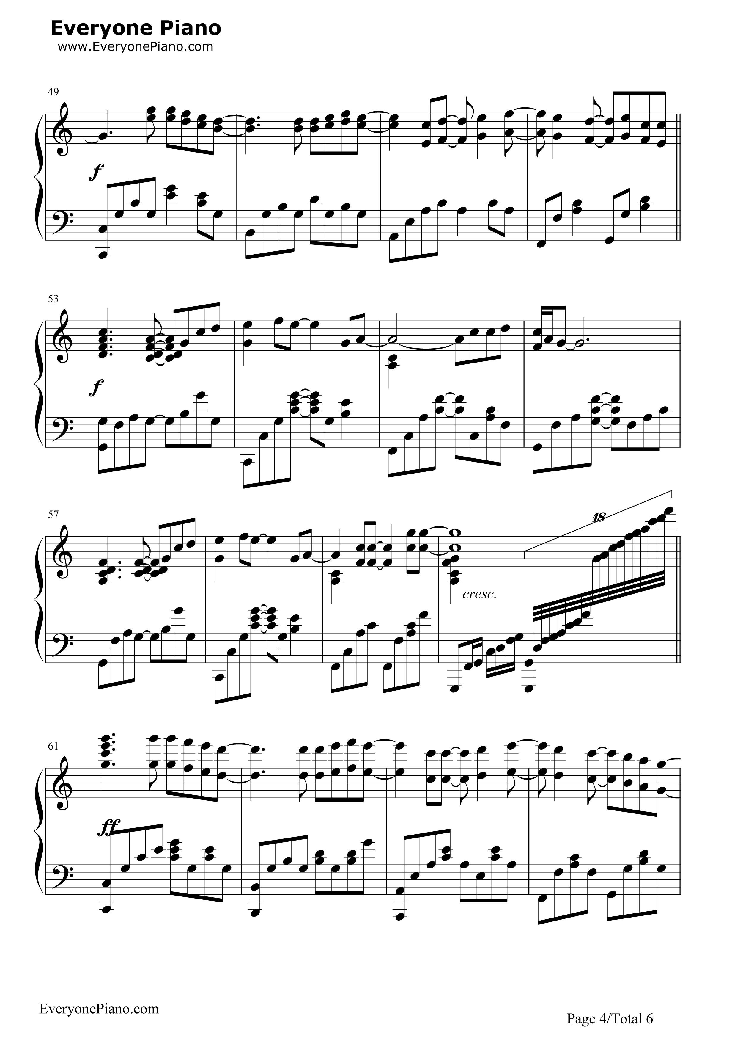 此情可待钢琴谱_Richard_Marx