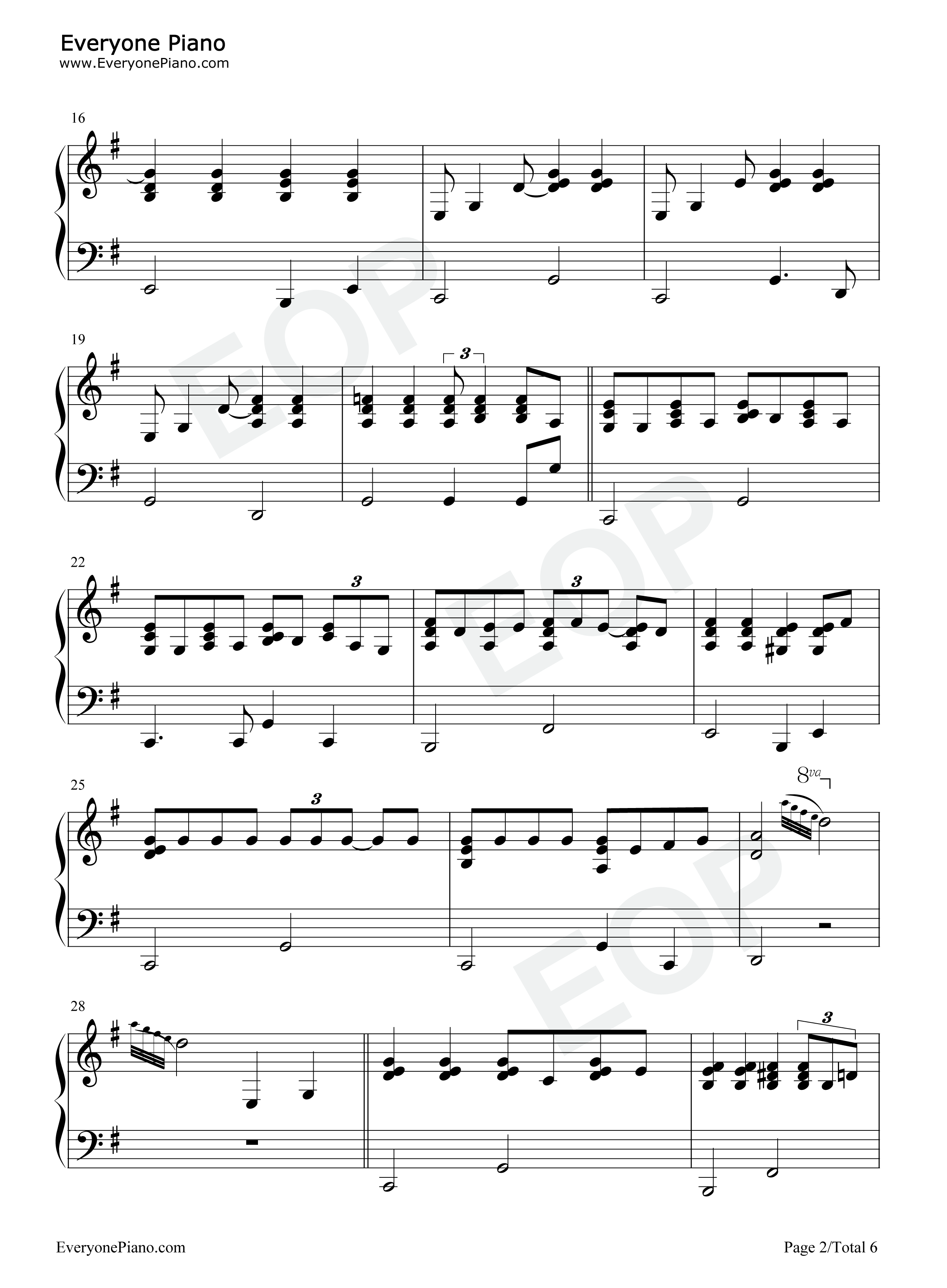 Close_To_You钢琴谱_The_Carpenters