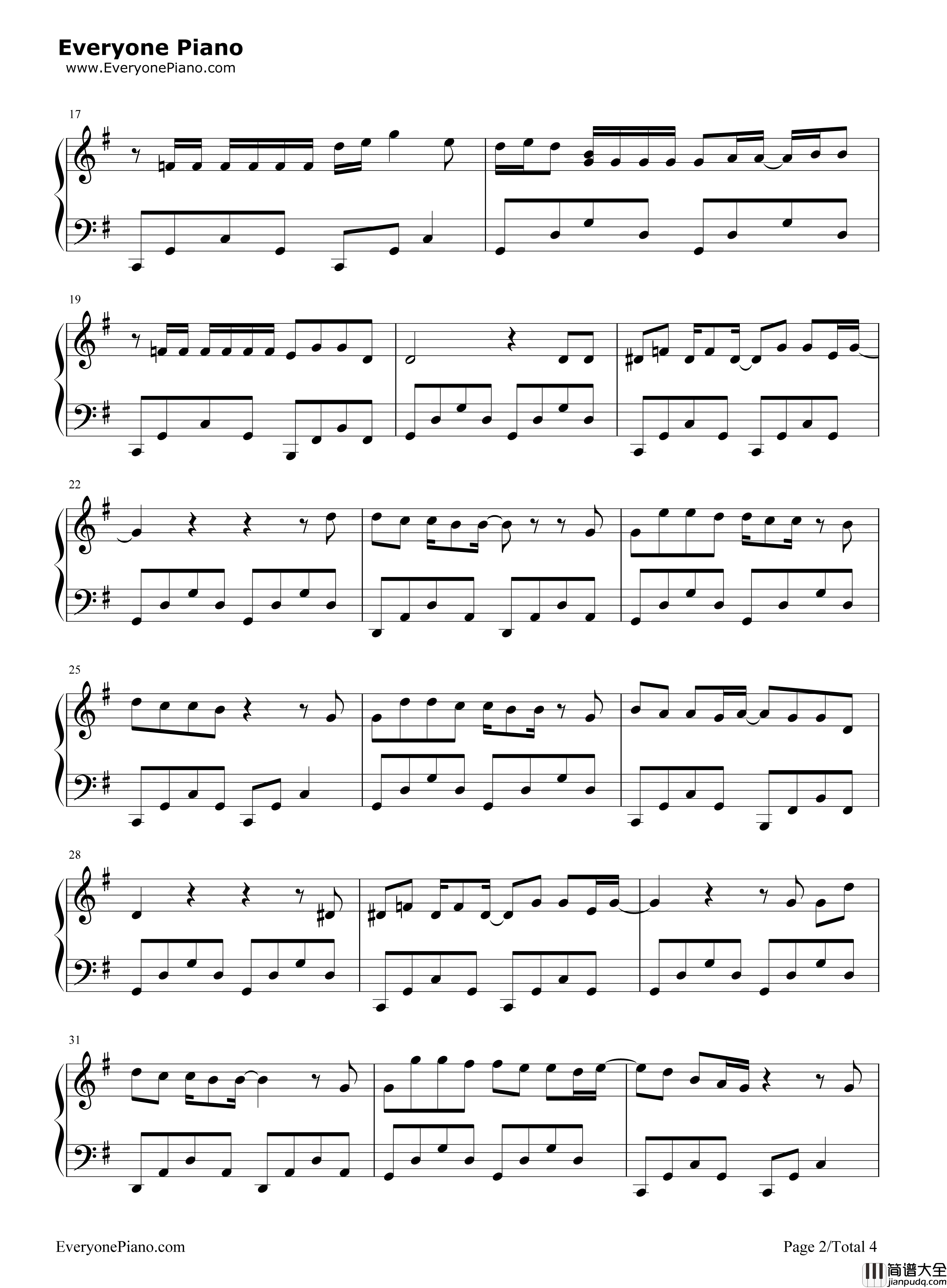 Remember_Me请记住我完整版钢琴谱_Miguel__Natalia_Lafourcade