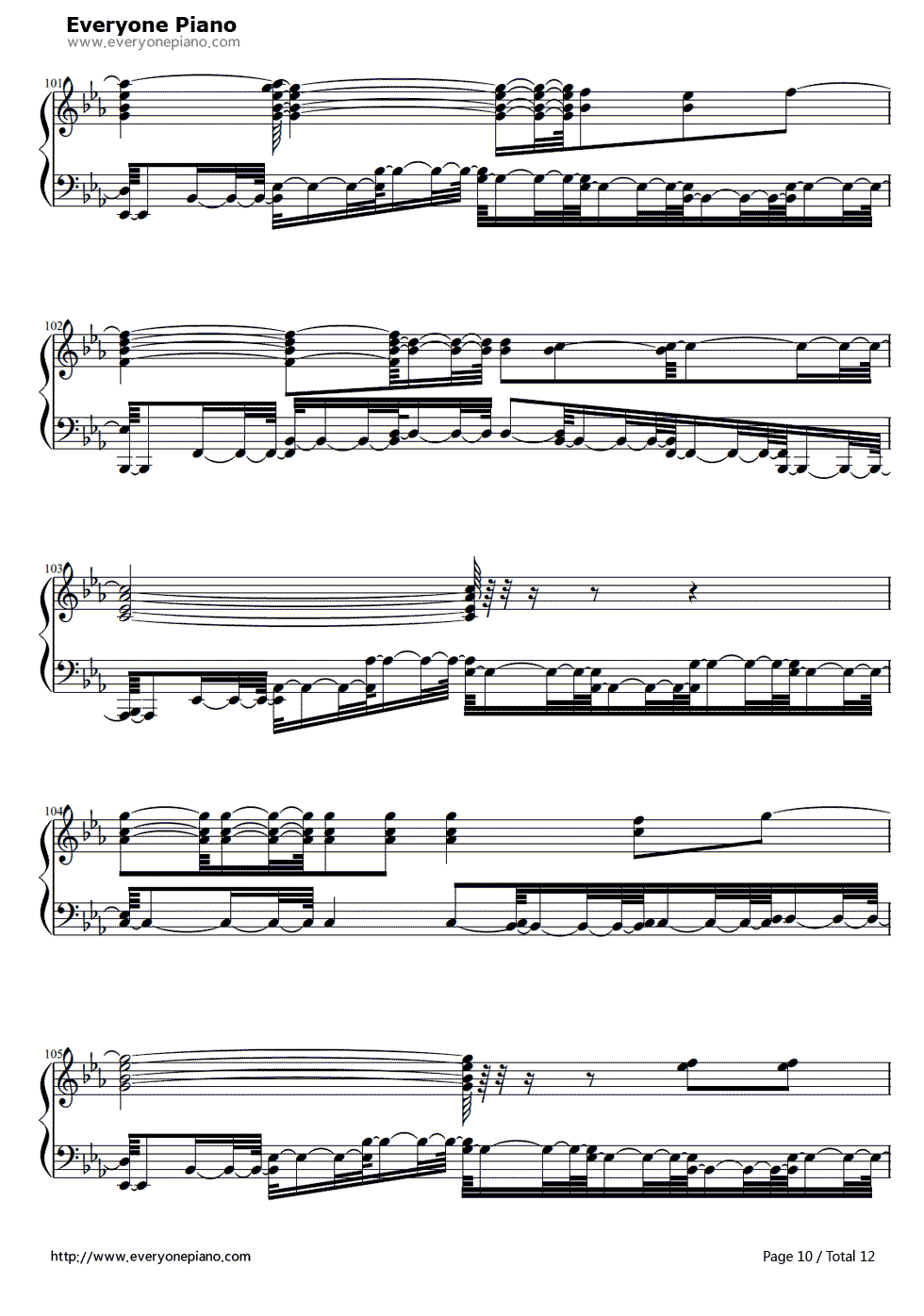 Mirrors钢琴谱_贾斯汀·汀布莱克__Justin_Timberlake