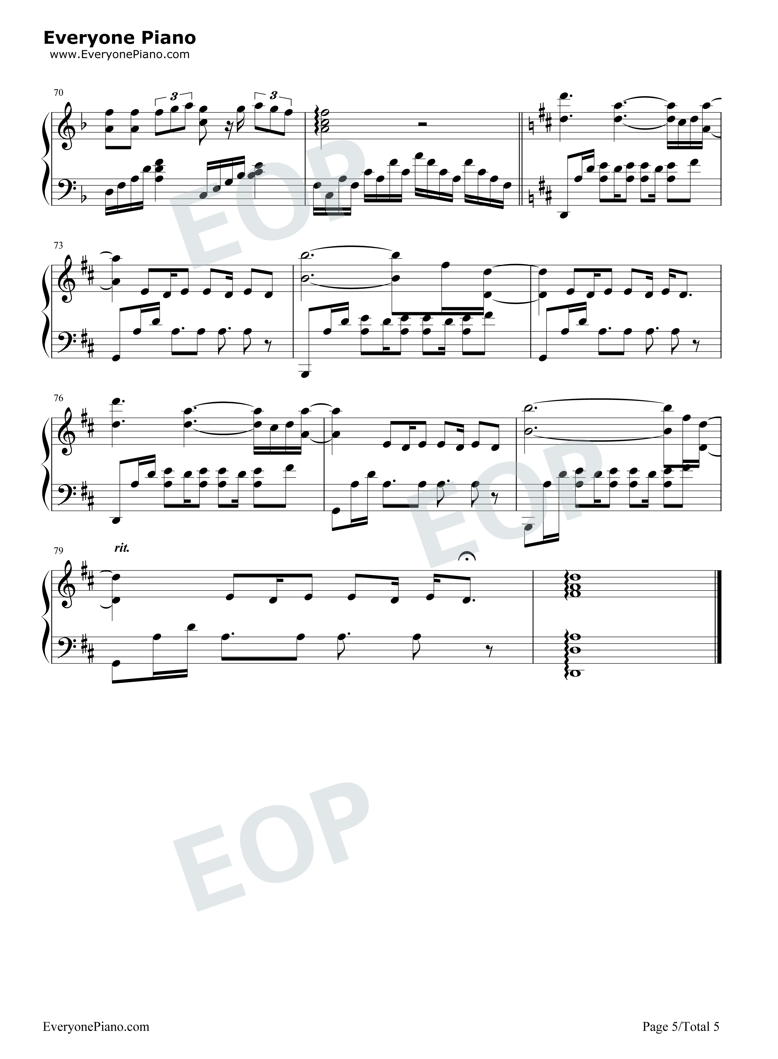 世界はまわると言うけれど钢琴谱_Garnet_Crow
