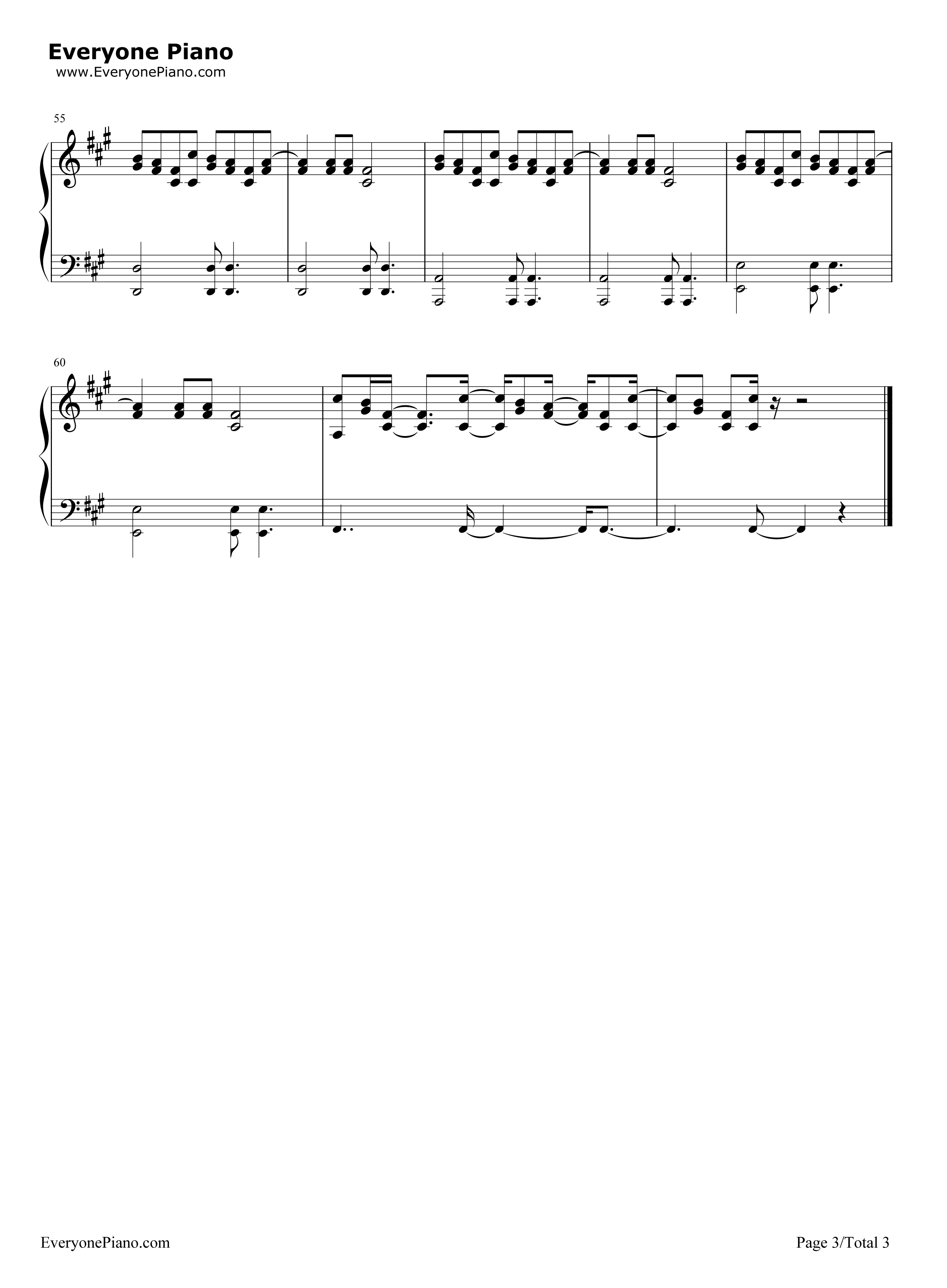 Immortals钢琴谱_Fall_Out_Boy