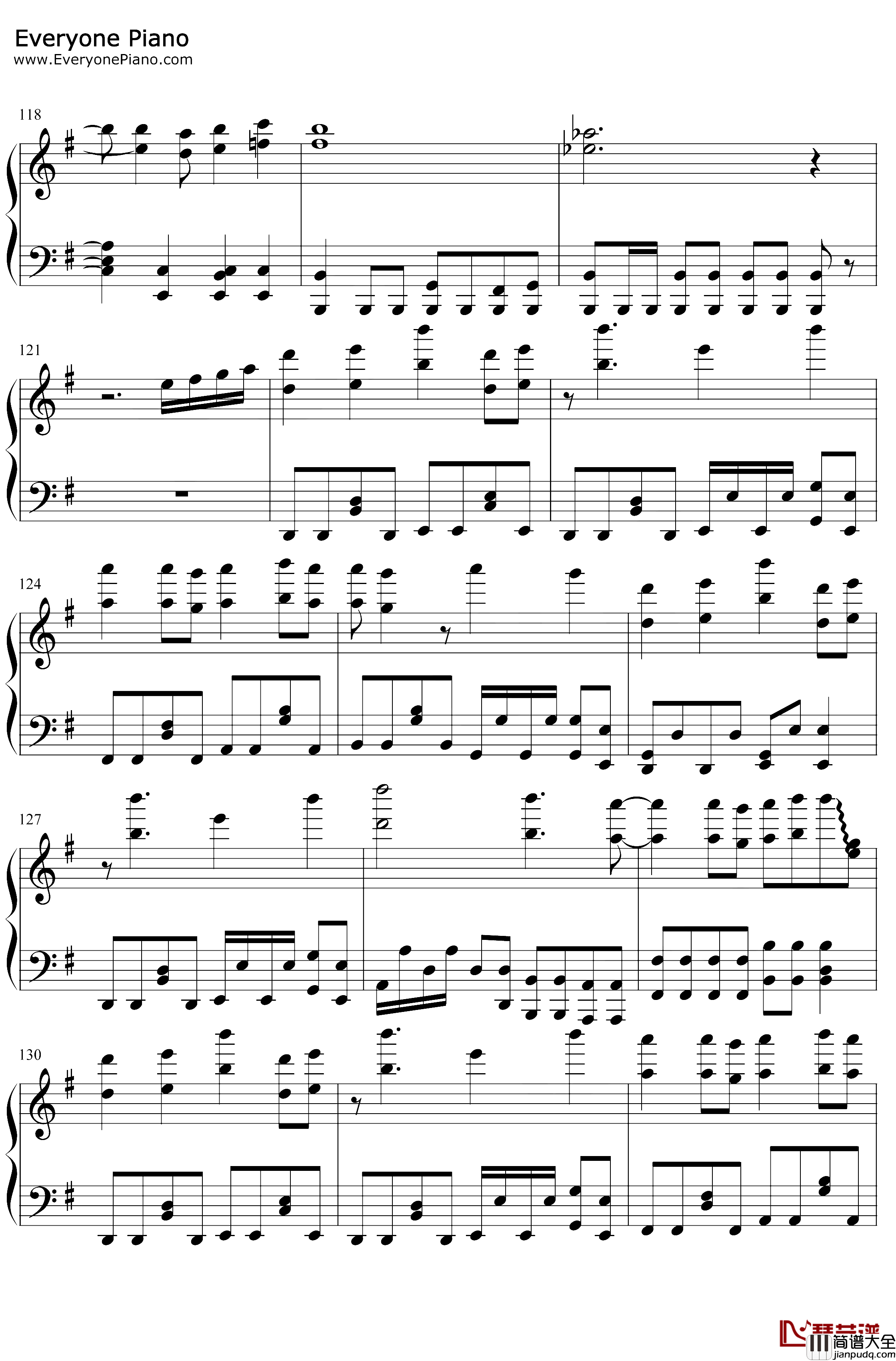 Black_Shout钢琴谱_Roselia_BanG_Dream插曲