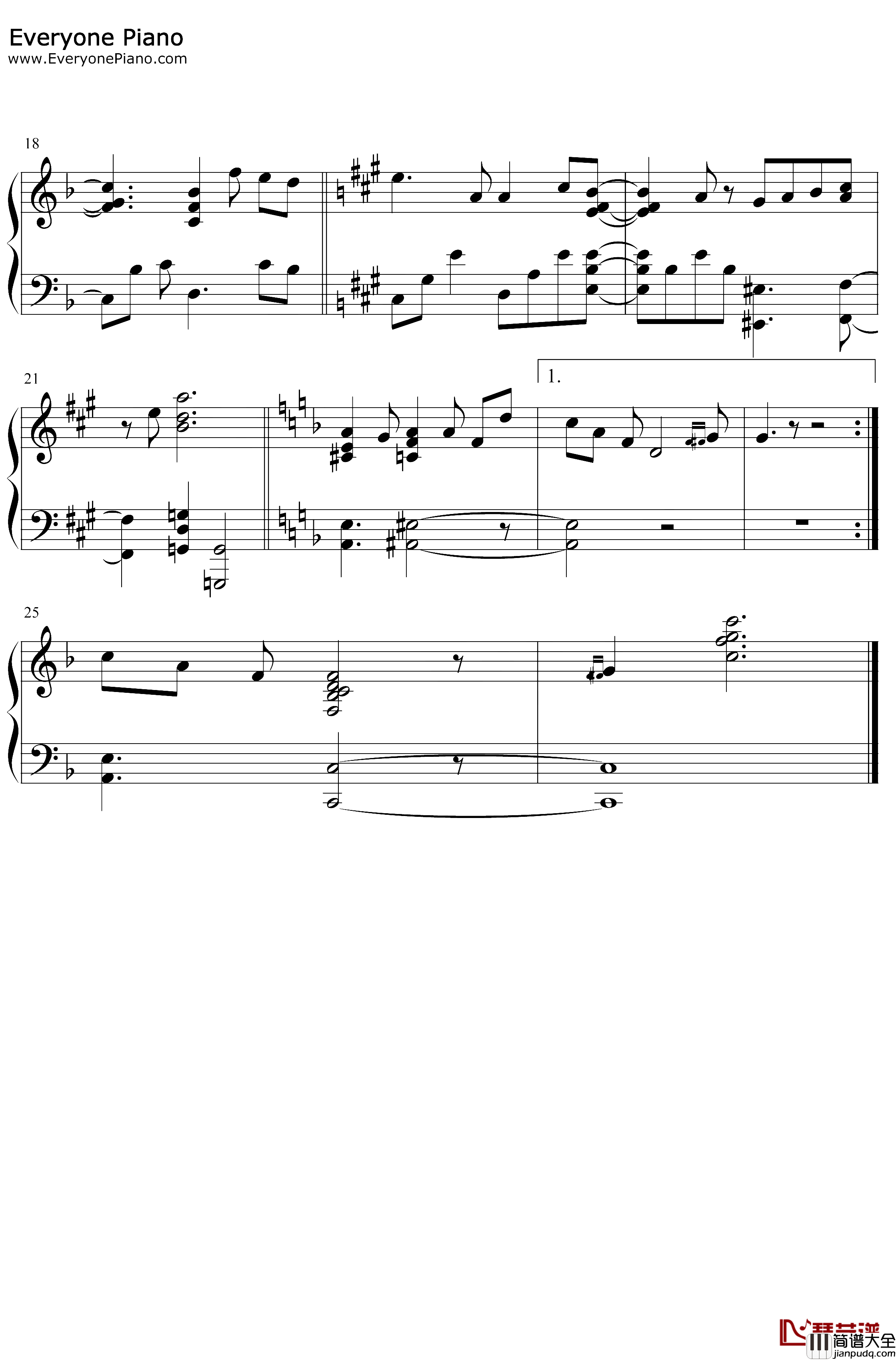 Welcome_Horizons钢琴谱_Nintendo_Sound_Team_集合啦动物森友会主题曲