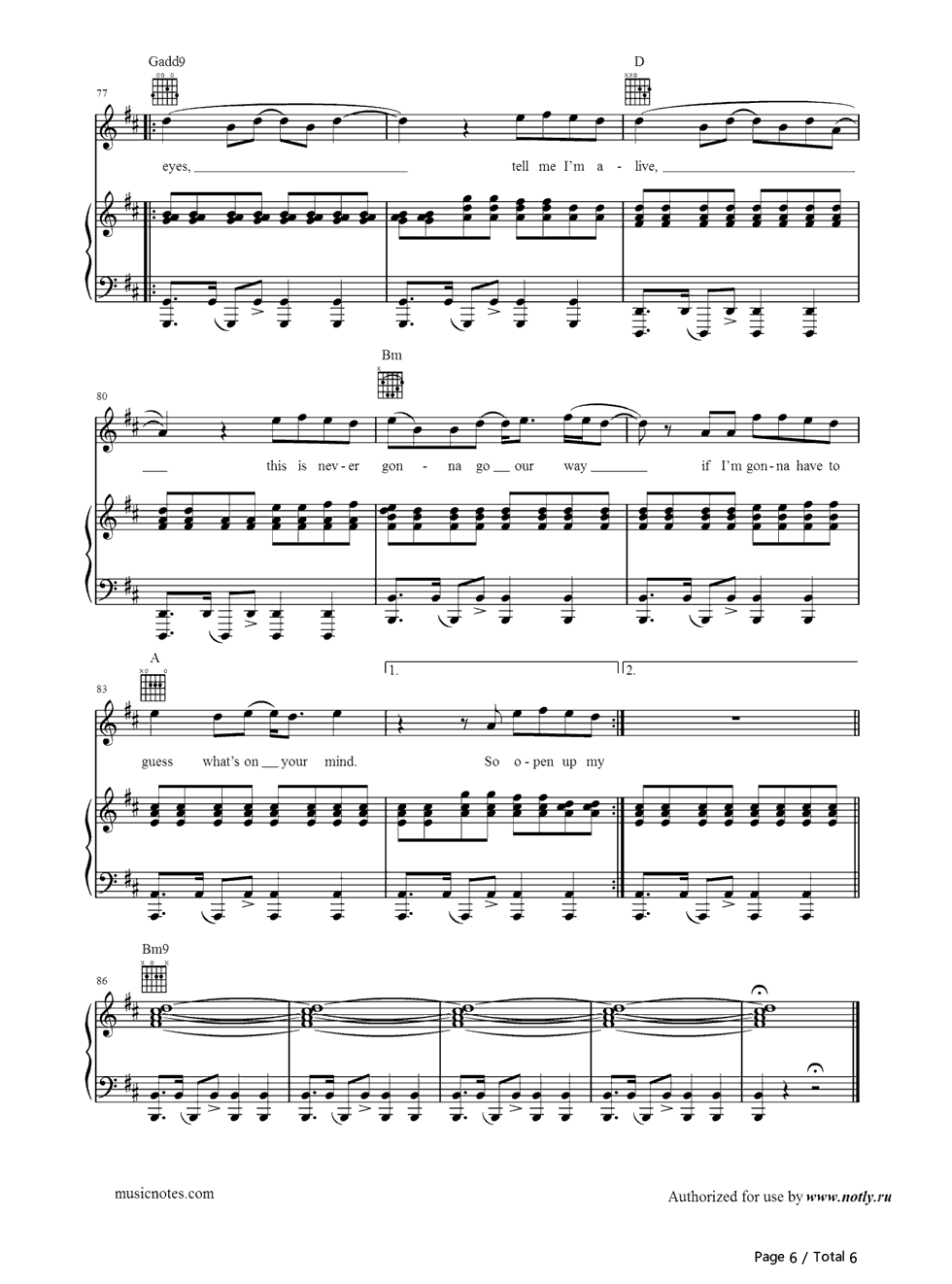 Believe钢琴谱_Mumford_&_Sons