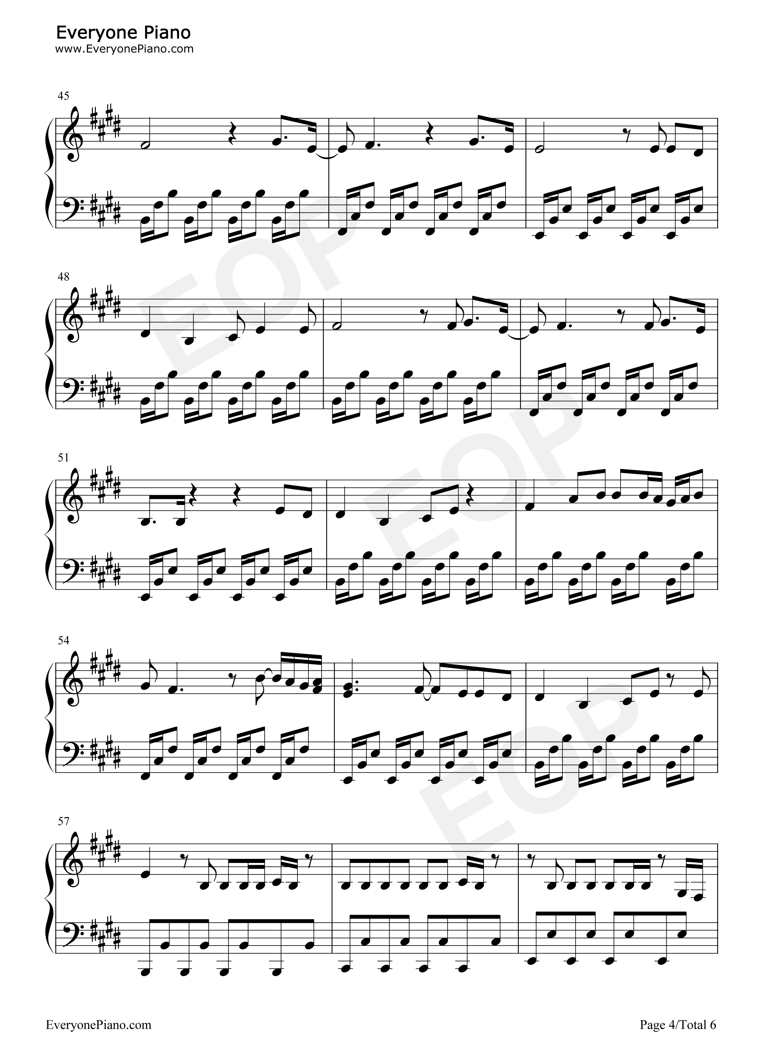 Seven钢琴谱_Taylor_Swift