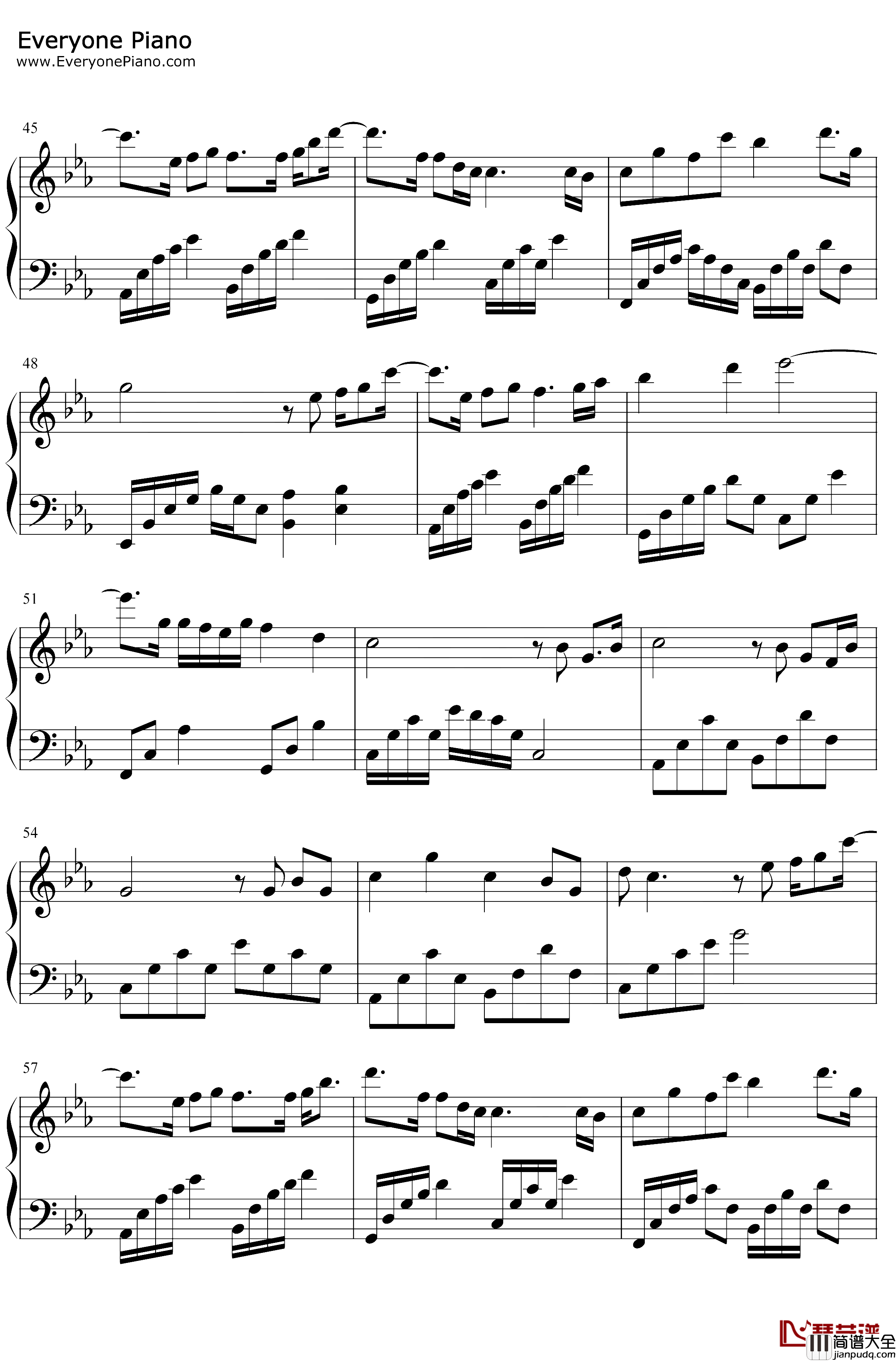 与卿钢琴谱_周深_掌门太忙手游主题曲