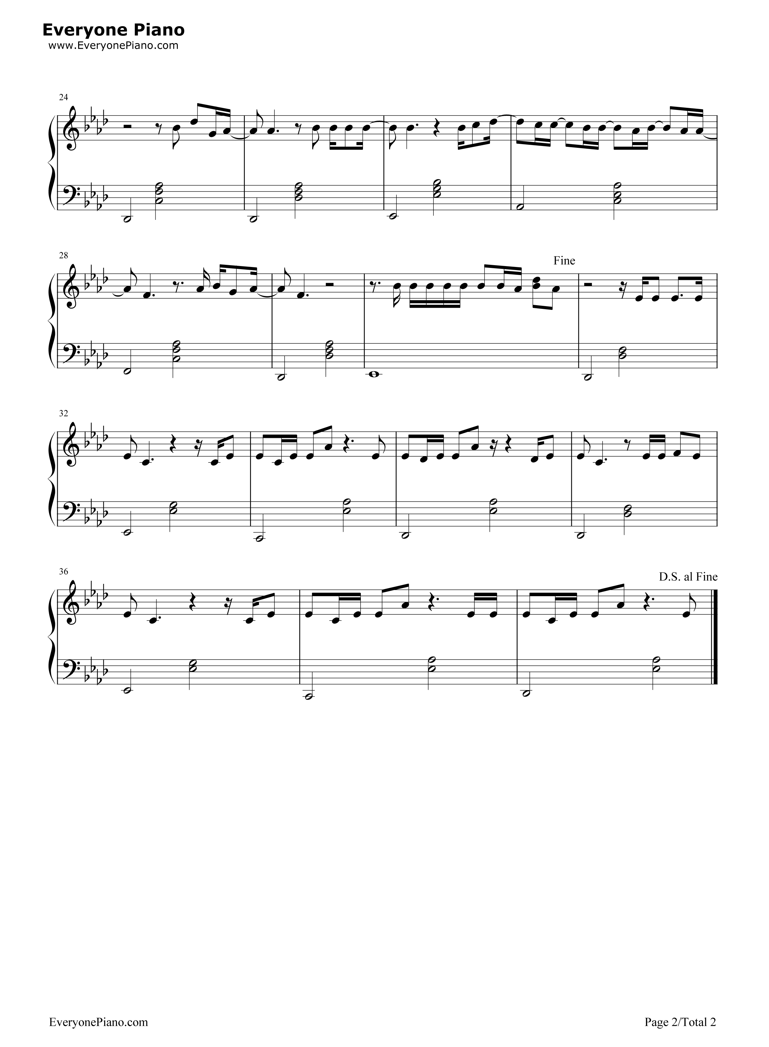 Issues钢琴谱_Julia_Michaels
