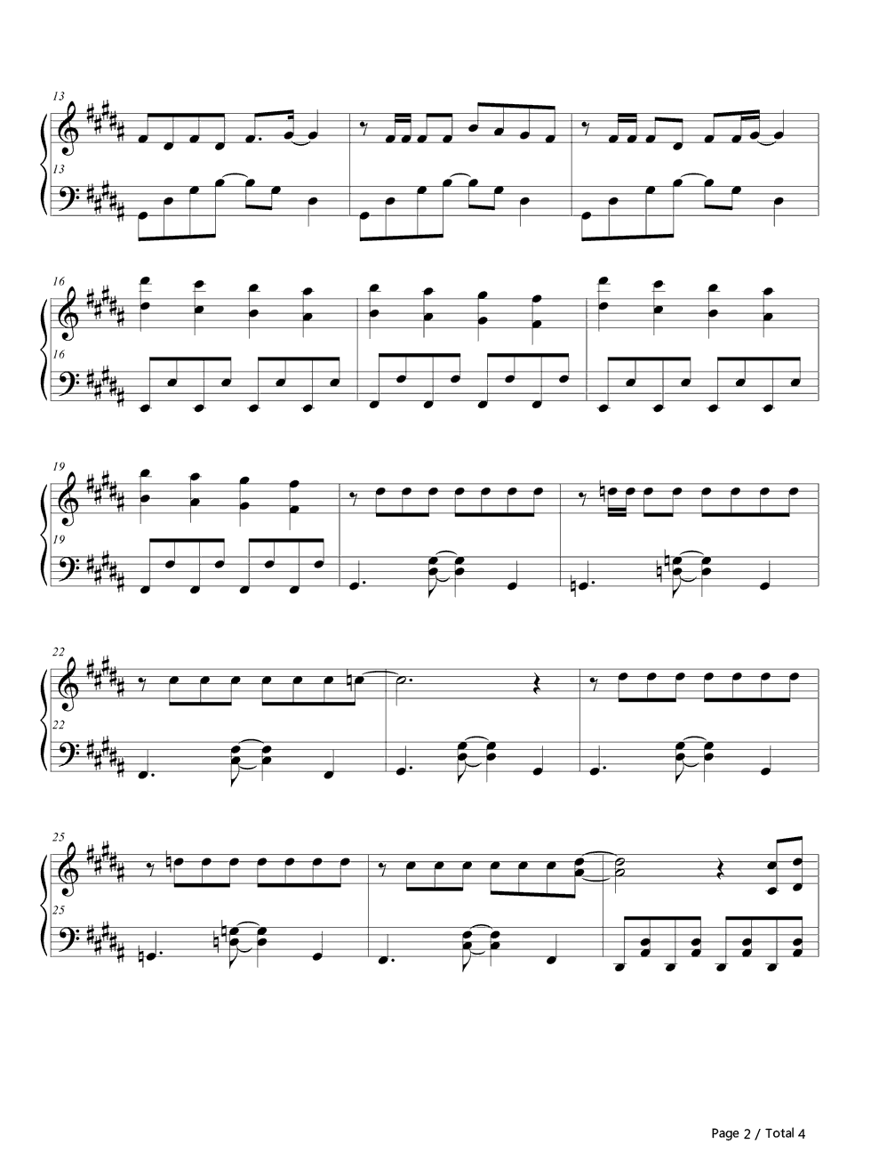 Believe_×_Believe钢琴谱_超特急(SDR)