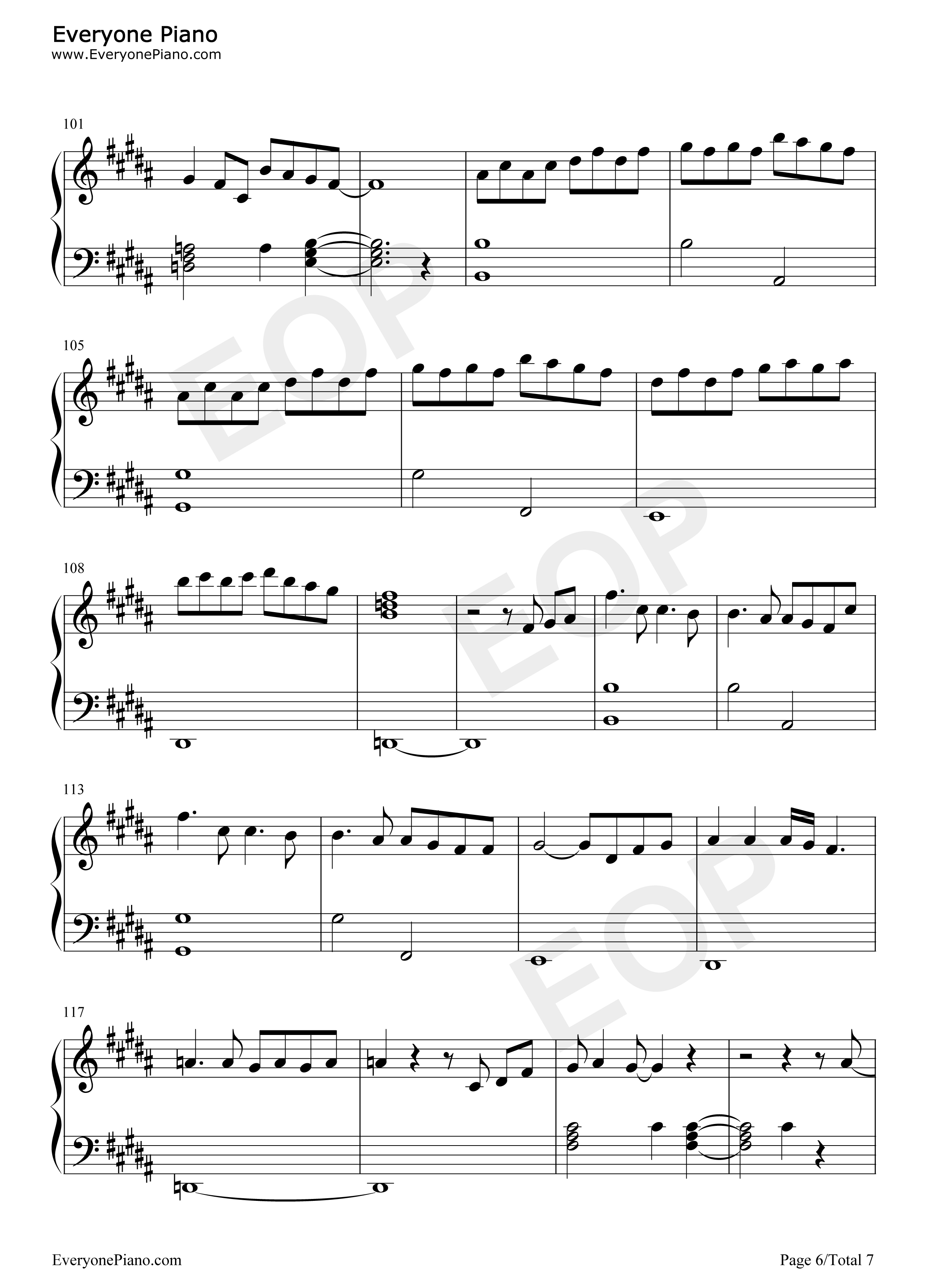 Honeymoon_Avenue钢琴谱_Ariana_Grande