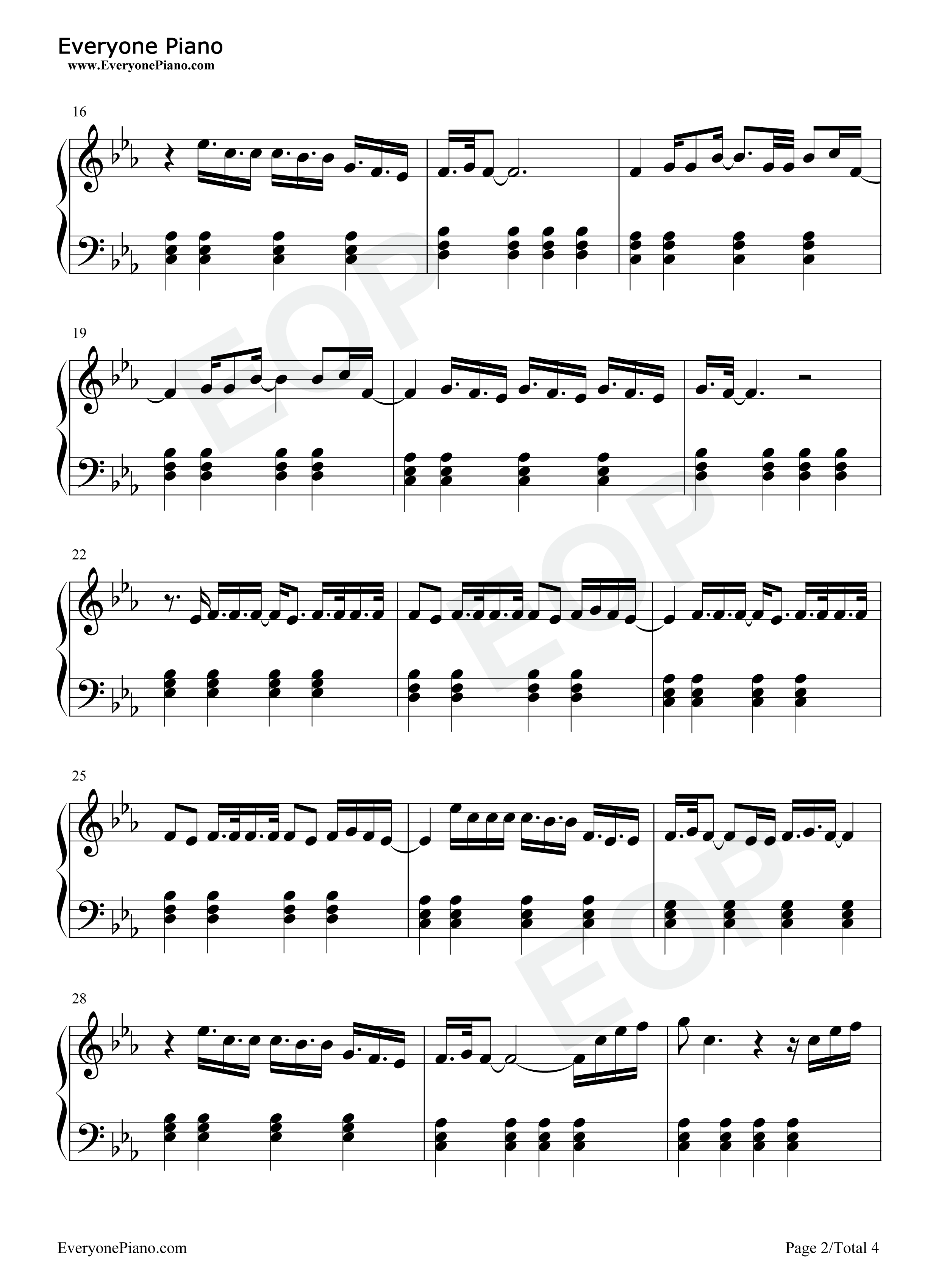 Cardigan钢琴谱_Taylor_Swift