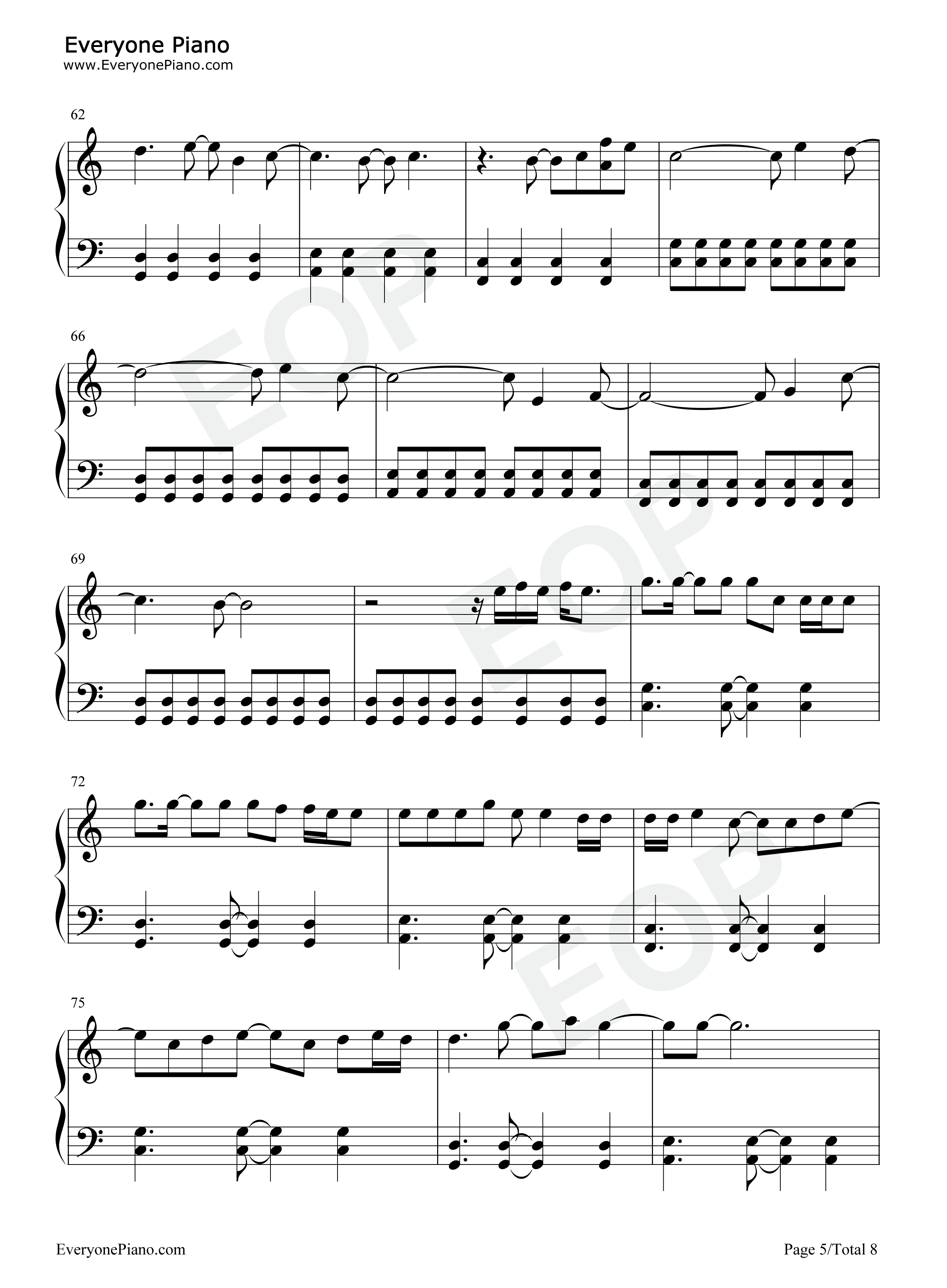All_Too_Well钢琴谱_Taylor_Swift