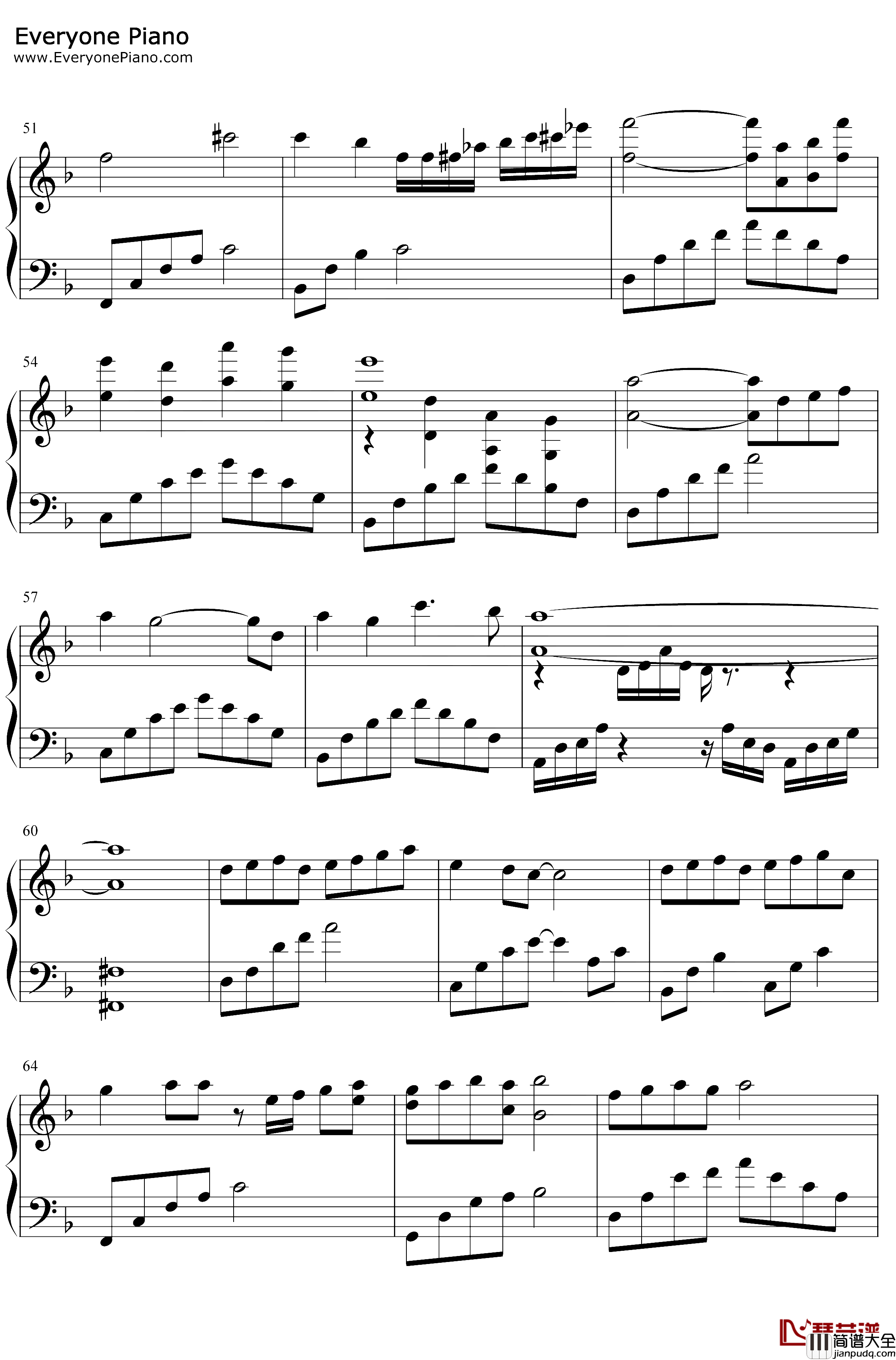 昙花一现雨及时钢琴谱_周深郑云龙_三千鸦杀主题曲