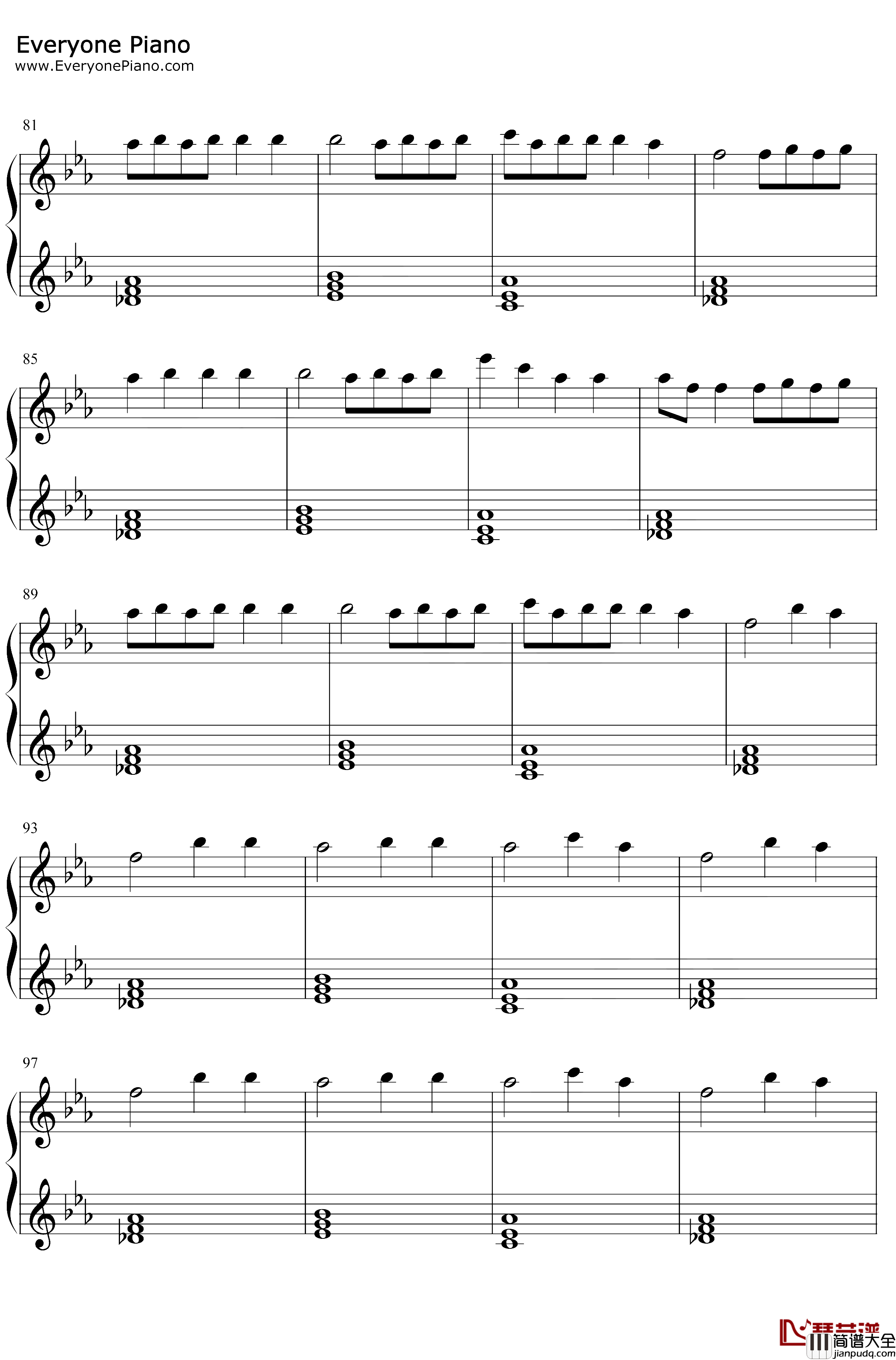 Saved_My_Life钢琴谱_Sia