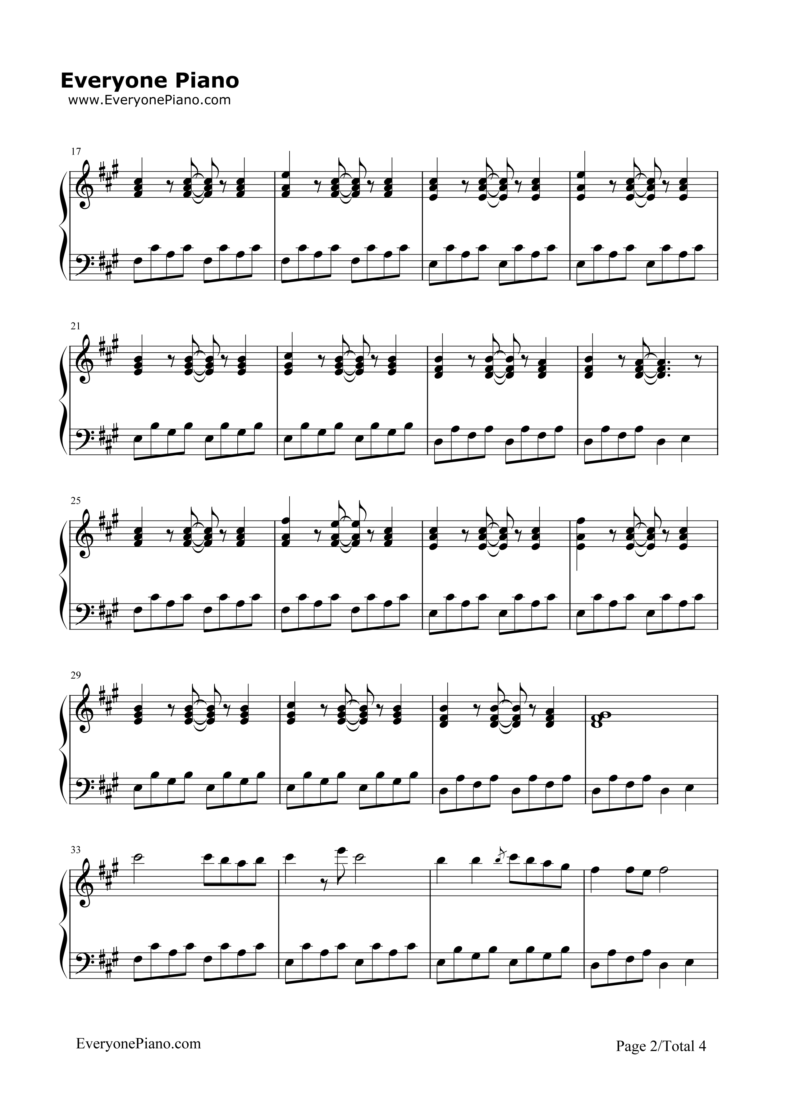 Down_by_the_River钢琴谱_Milky_Chance