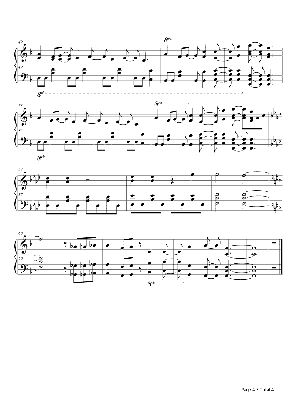 青春は花火のように钢琴谱_Linked_Horizon