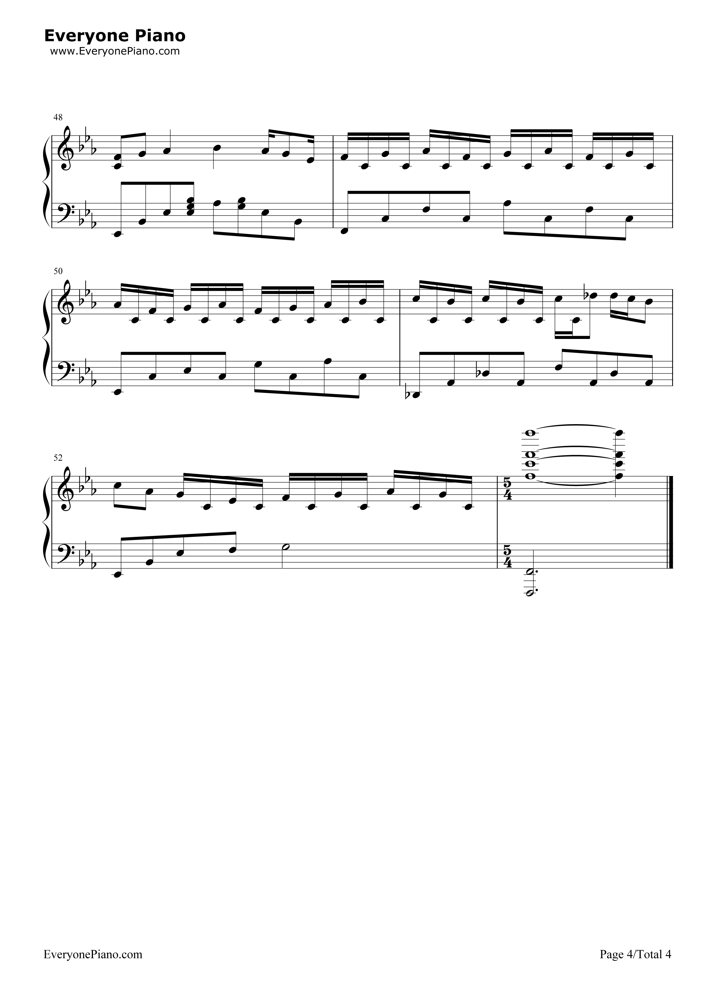 Pianoforte钢琴谱_泽野弘之