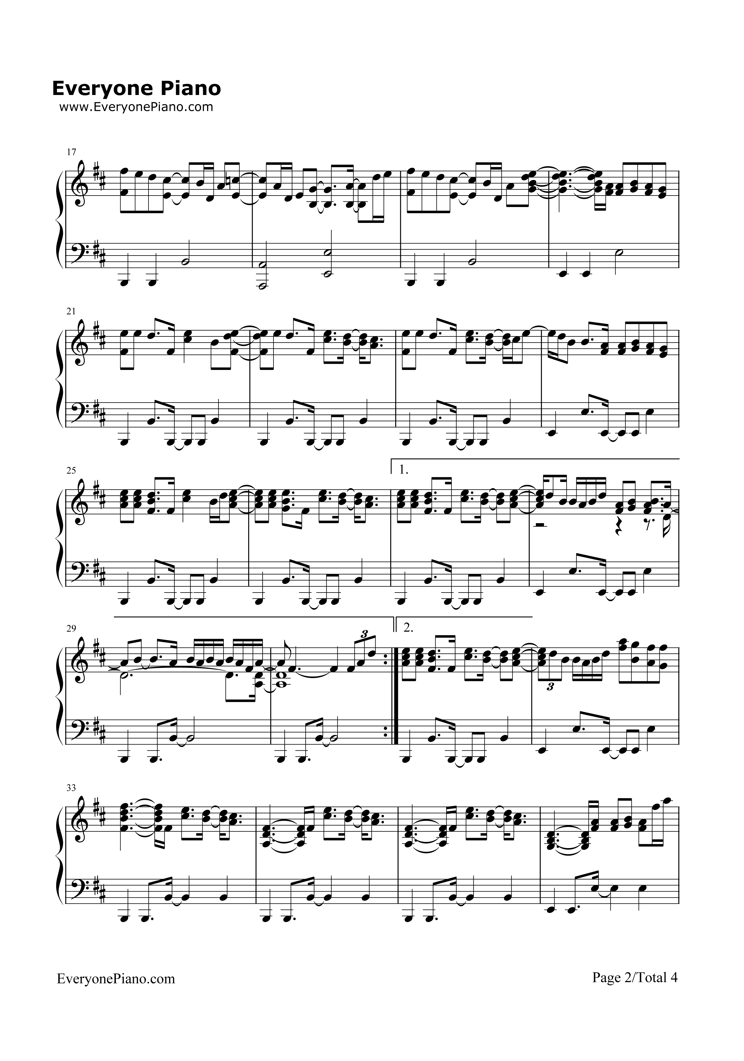Slow_Down钢琴谱_Alicia_Keys