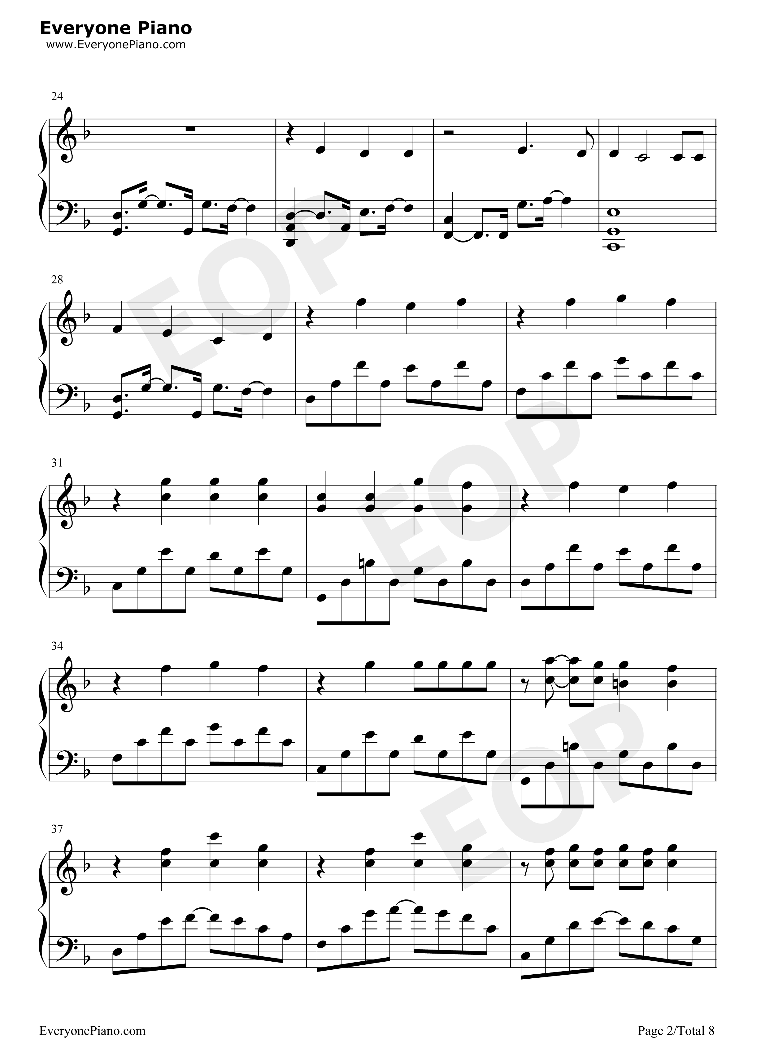 How_You_Remind_Me钢琴谱_Avril_Lavigne