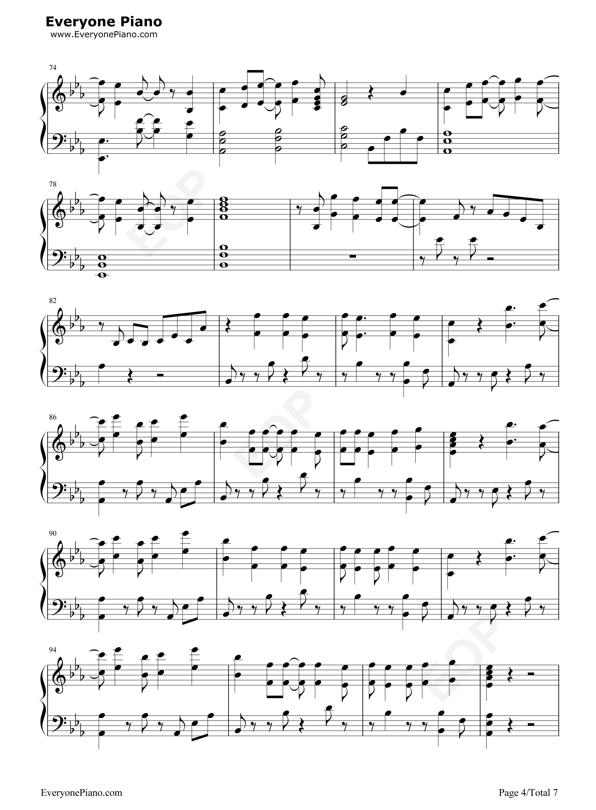 Fireflies钢琴谱_Owl_City