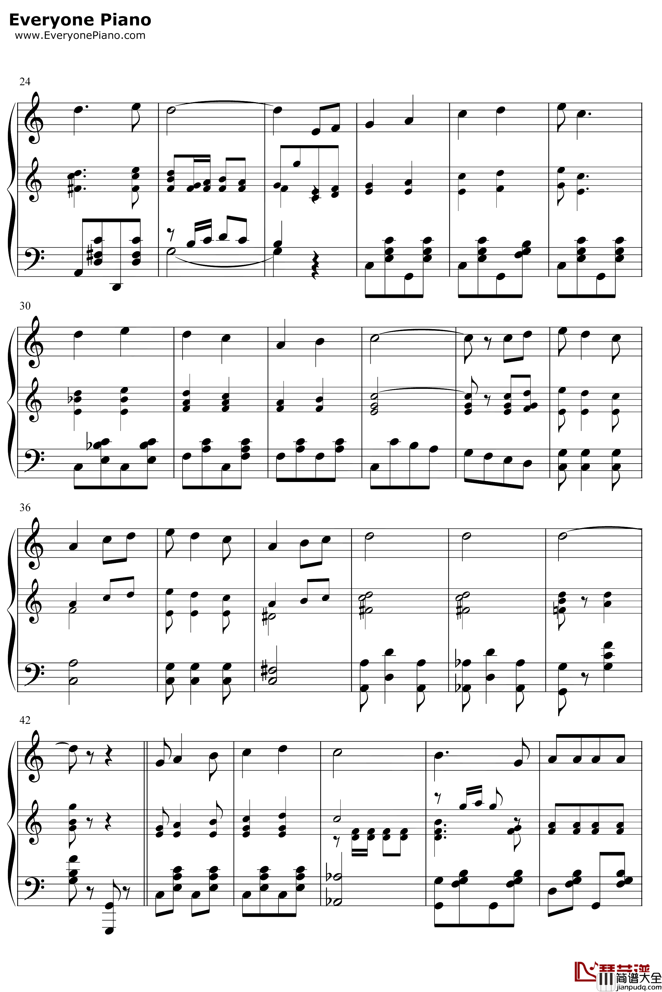 The_Stars_and_Stripes_Forever钢琴谱_John_Philip_Sousa